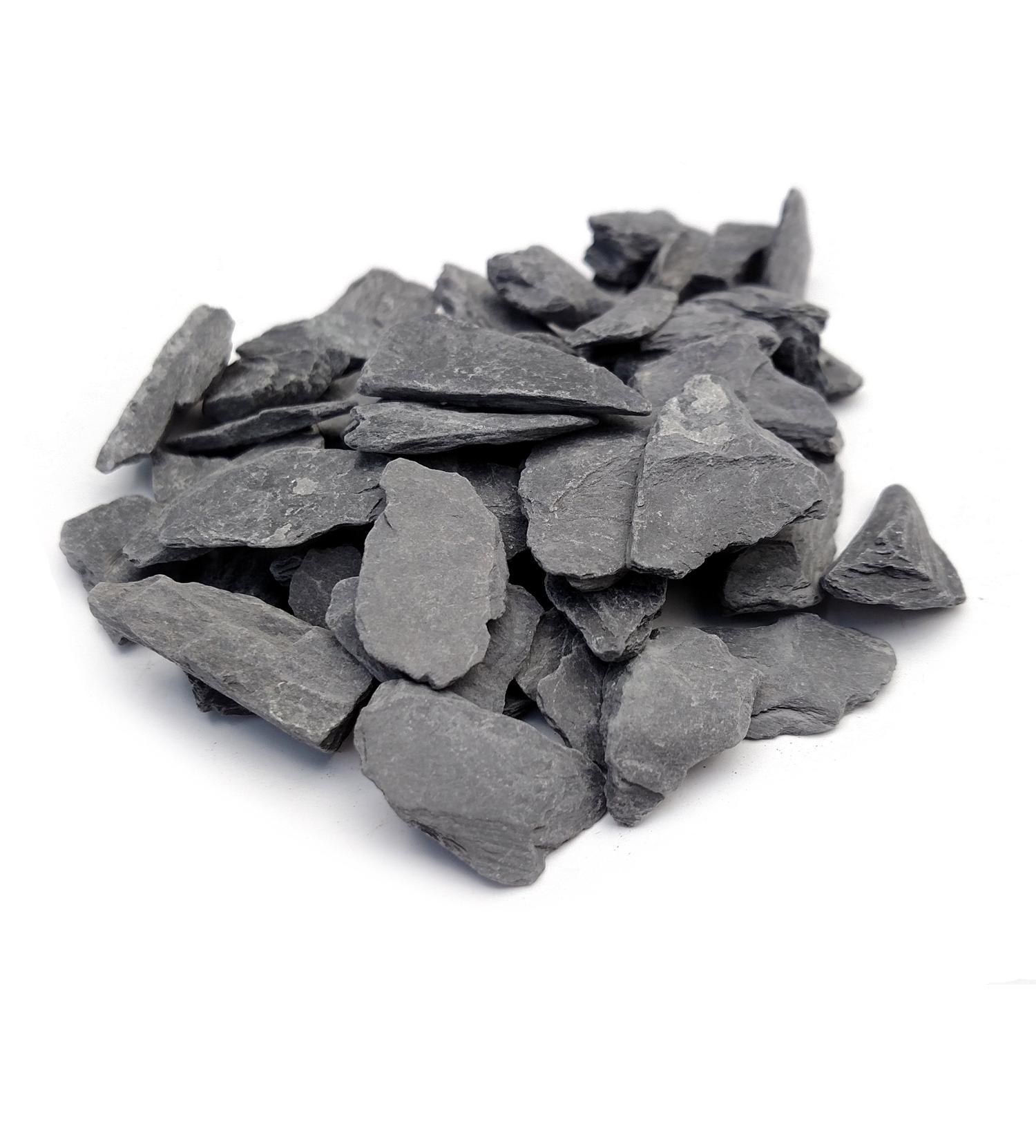 Natural Slate Stone -1/2 to 1 inch. Perfect Size for Miniature or Fairy Gardens Aquariums Reptiles Terrariums Model Railroads Dioramas & Wargaming 1/2"-1" Stones - 1lb - Buy Online on GoSupps.com