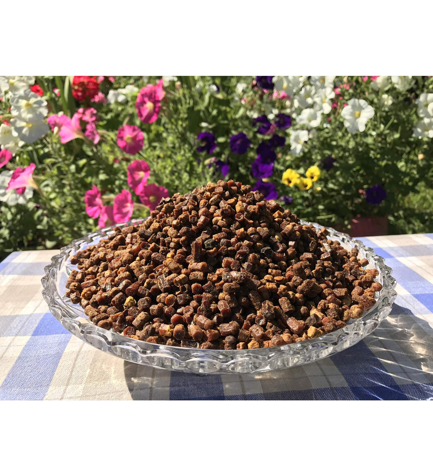 Bee Bread Perga Fermented Bee Pollen Raw & Natural No Preservatives No Genetic Engineering Suitable for Vegetarians 1Kg. - Buy Online on GoSupps.com