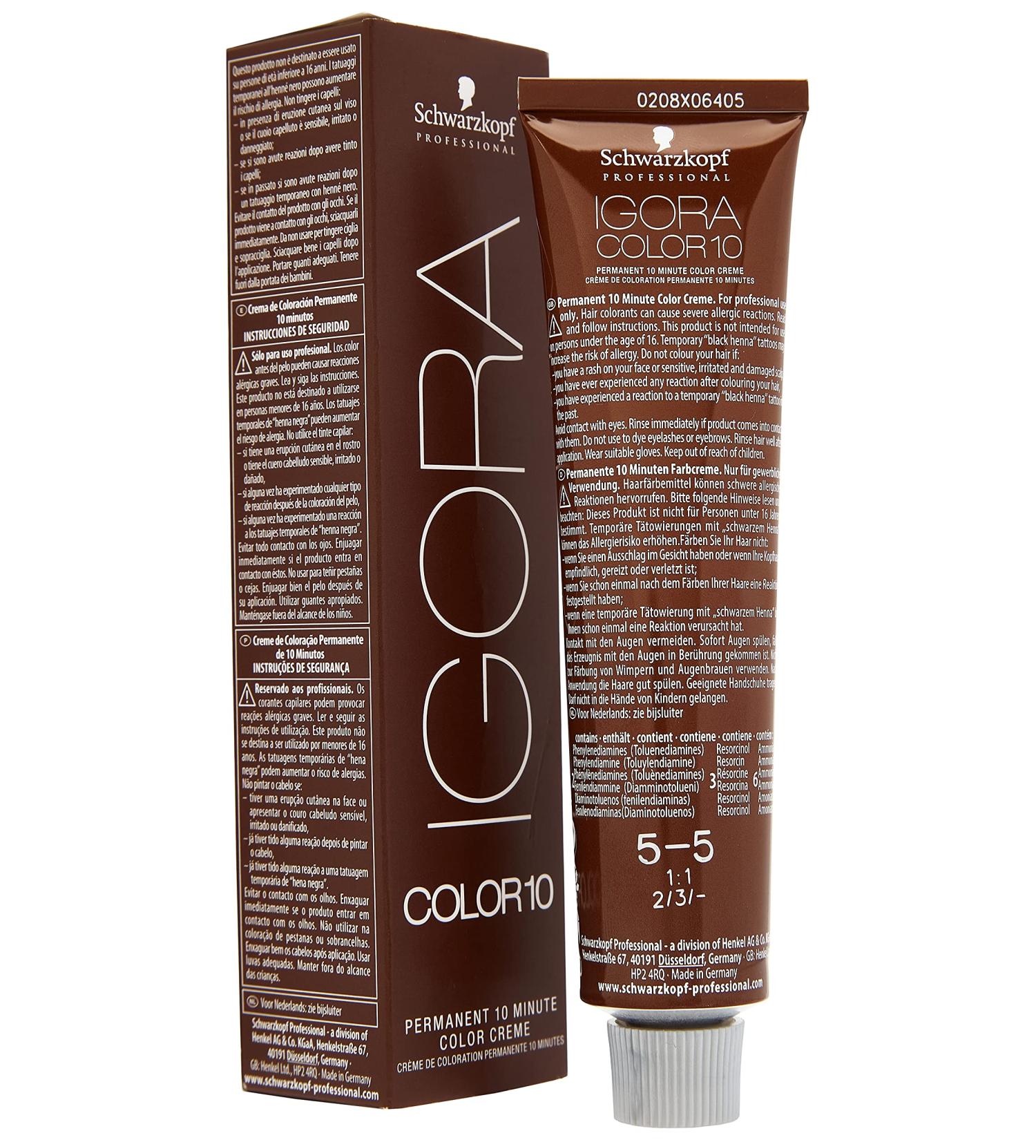 Schwarzkopf IG Color10 5-5 60ml - Buy Online on GoSupps.com