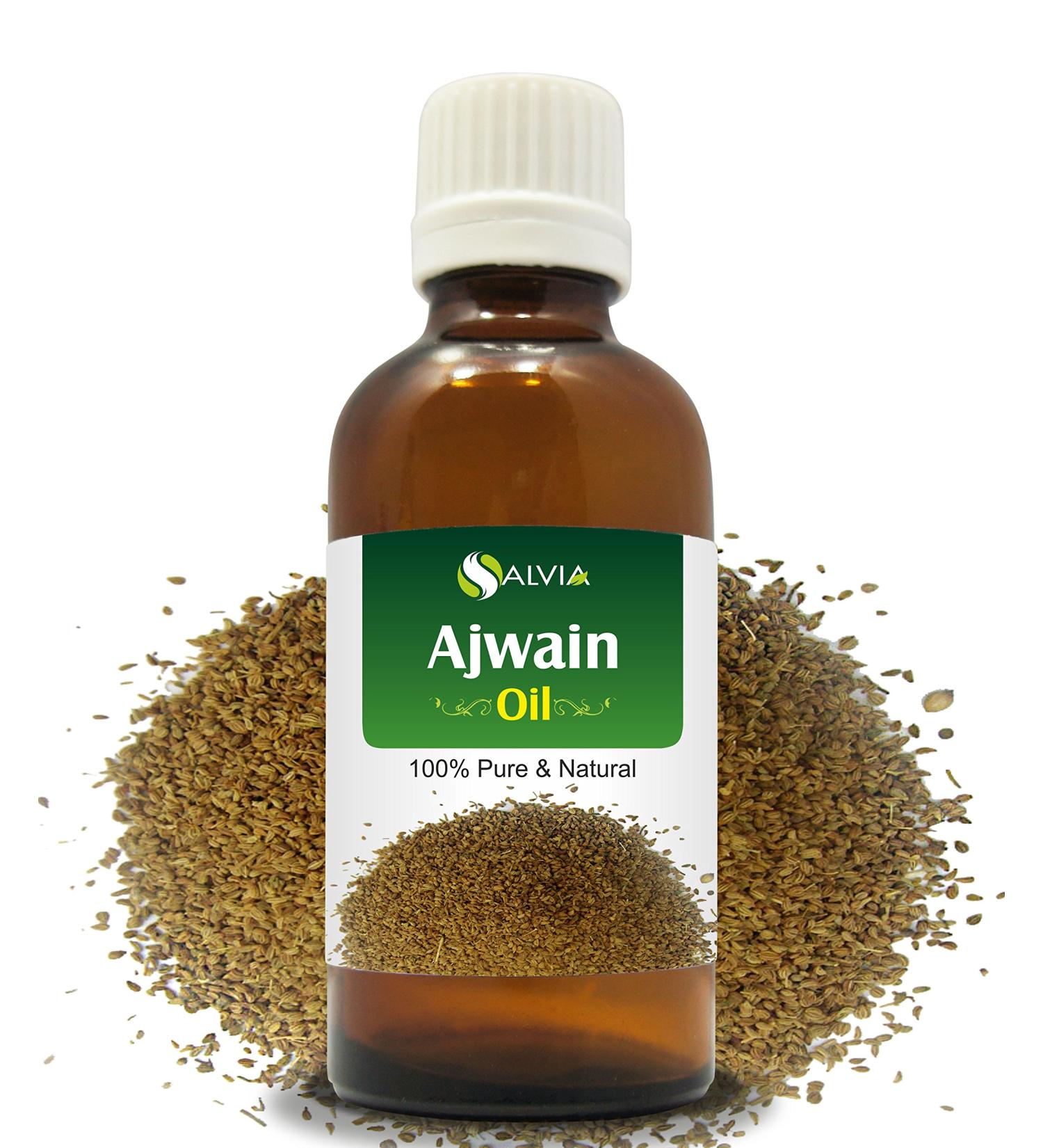 Salvia AJWAIN Oil 100% Natural Pure Undiluted Uncut Essential Oil (15ml) Ajwain 15 ml (Pack of 1) - Buy Online on GoSupps.com