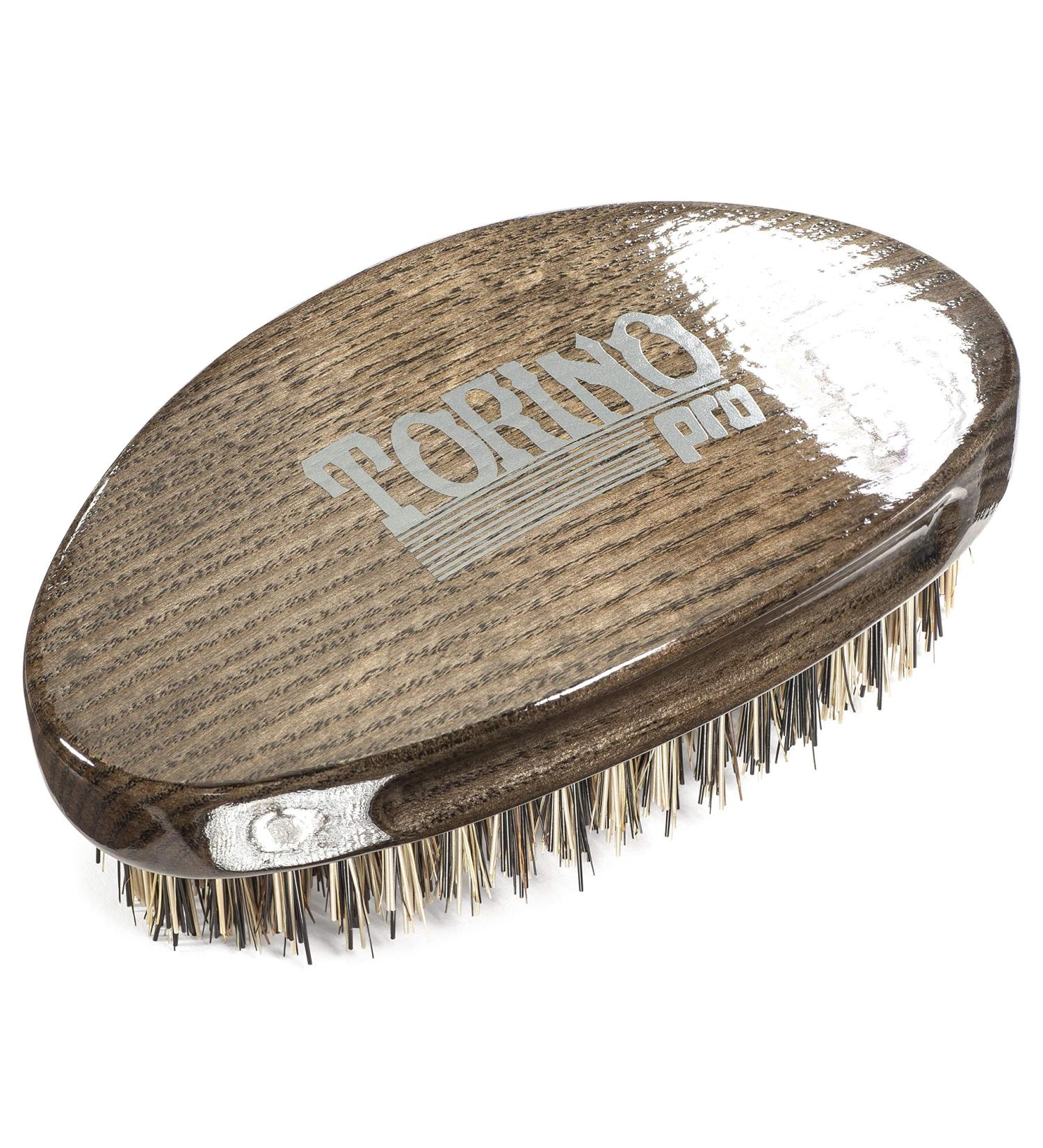 Torino Pro #2020 Hard Palm Curve Wave Brush by Brush King - 360 Curved Design for Perfect 360 Waves - Ideal for Wolfing - Buy Online on GoSupps.com