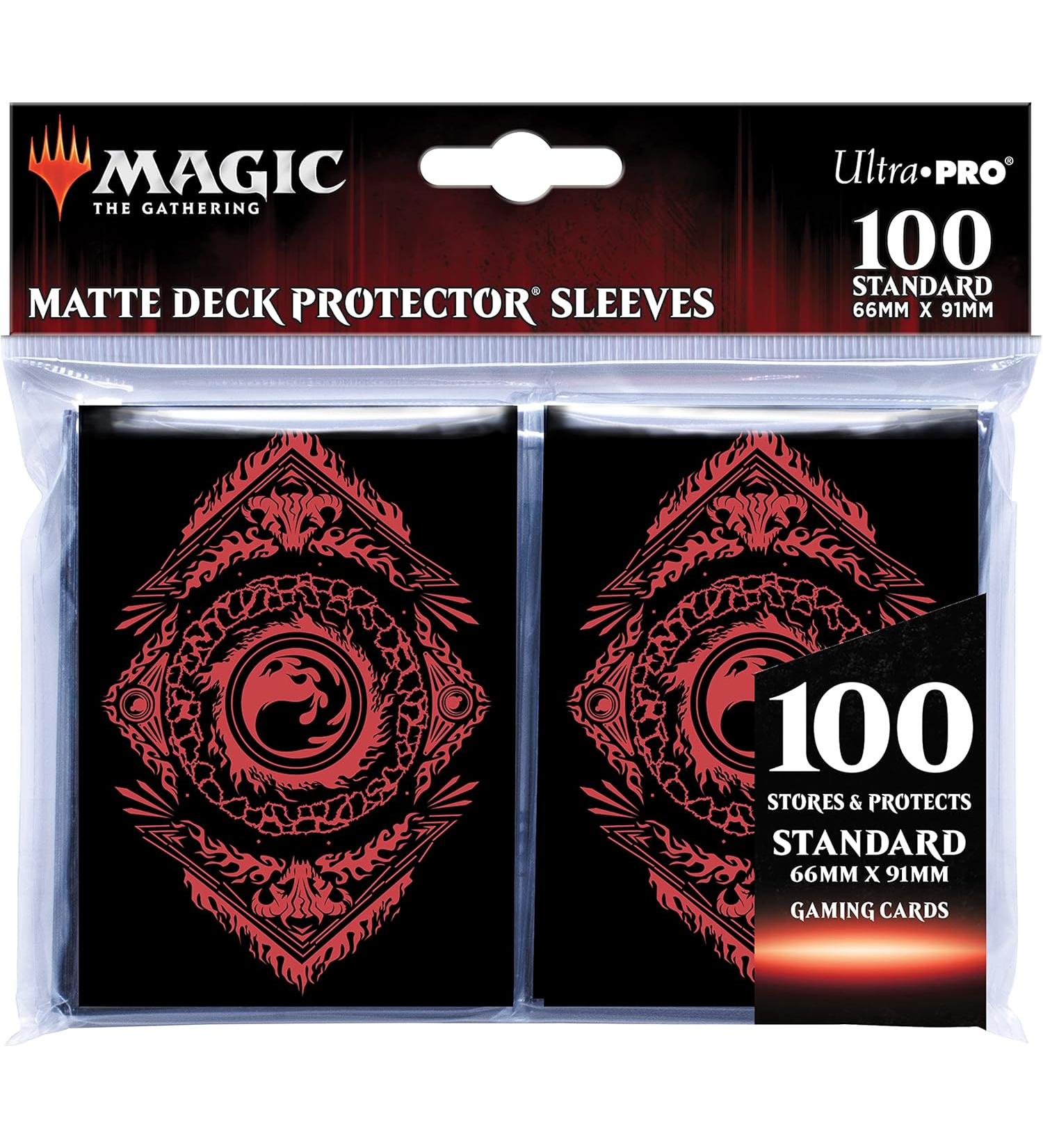 Ultra PRO - Magic: The Gathering Mana 7 100ct Card Sleeves Mountain - Protect Your Cards with ChromaFusion Technology, Card Sleeves Protect Against Wear and Tear During Gameplay & Storing Cards - Buy Online on GoSupps.com