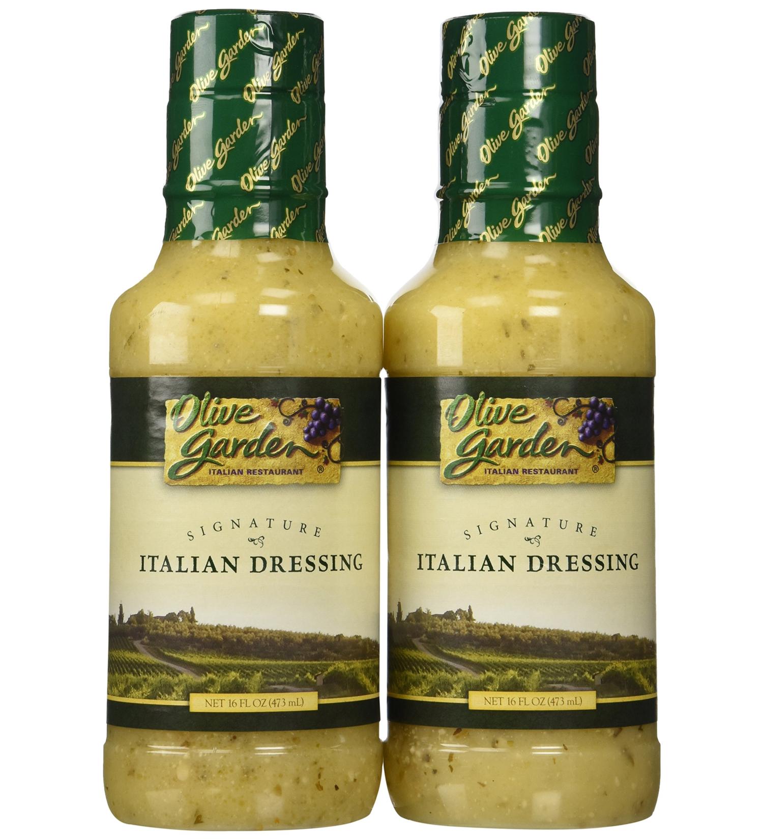 Olive Garden Signature Italian Dressing - Pack of 2 (16 oz each) - Buy Online on GoSupps.com