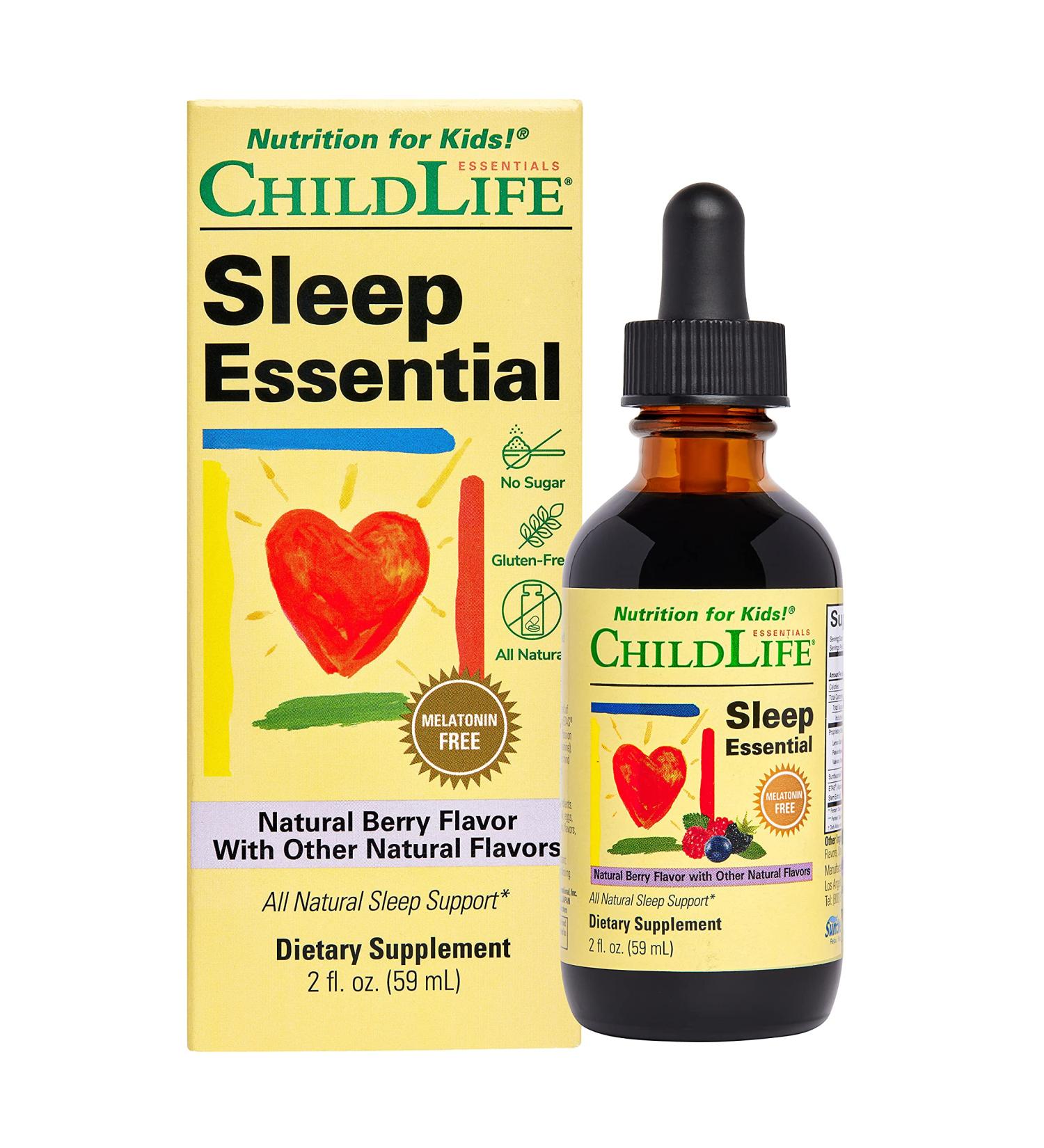 ChildLife Sleep Essential Natural Berry 2 fl oz - Kids Sleep Aid & Relaxation - Buy Online on GoSupps.com
