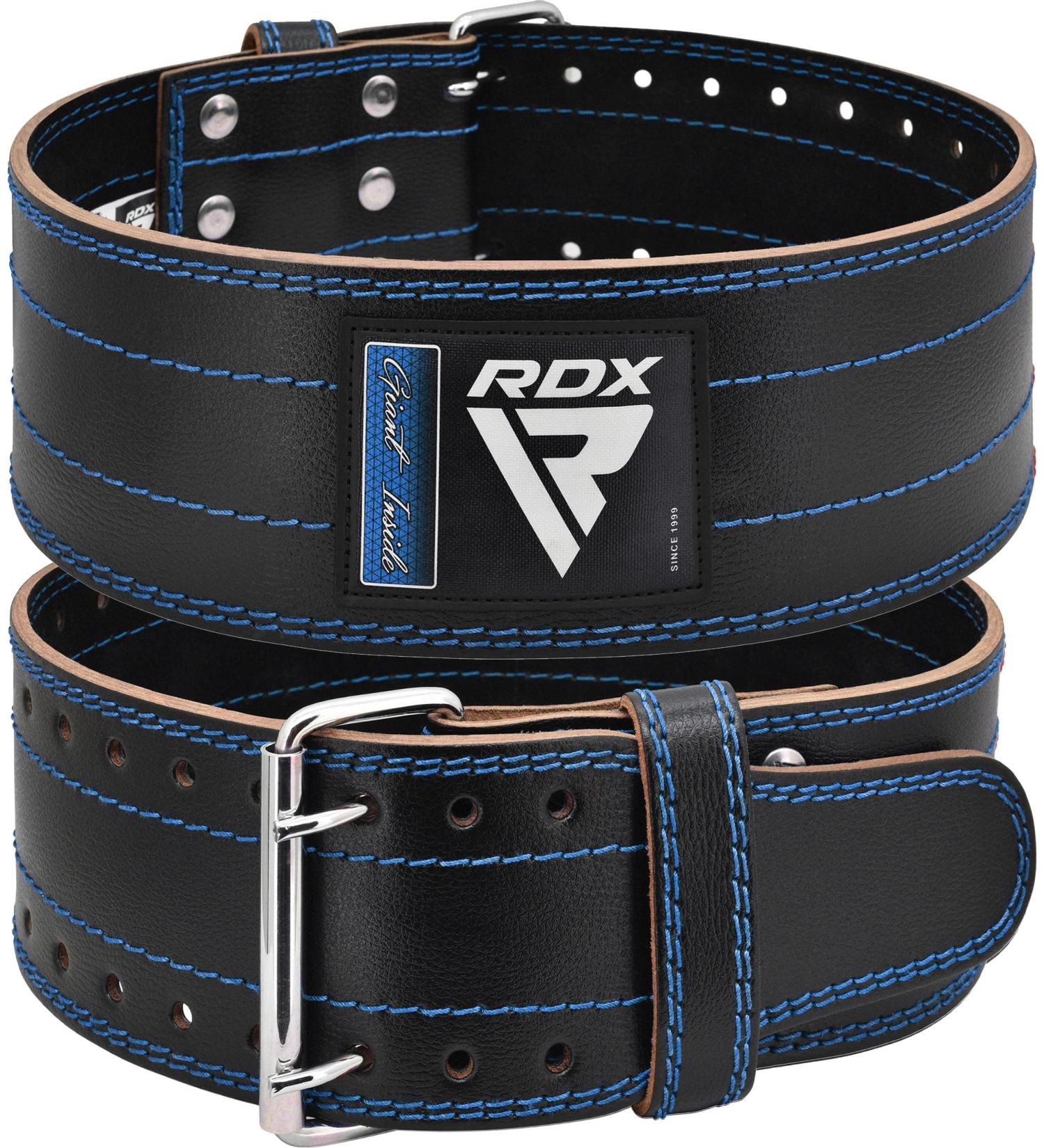 RDX 4 Weight Lifting Training Belt - IPL UPA Approved Adjustable 12 Holes Powerlifting & Bodybuilding - Padded Fitness Belt for Men & Women Blue X-Small - Buy Online on GoSupps.com