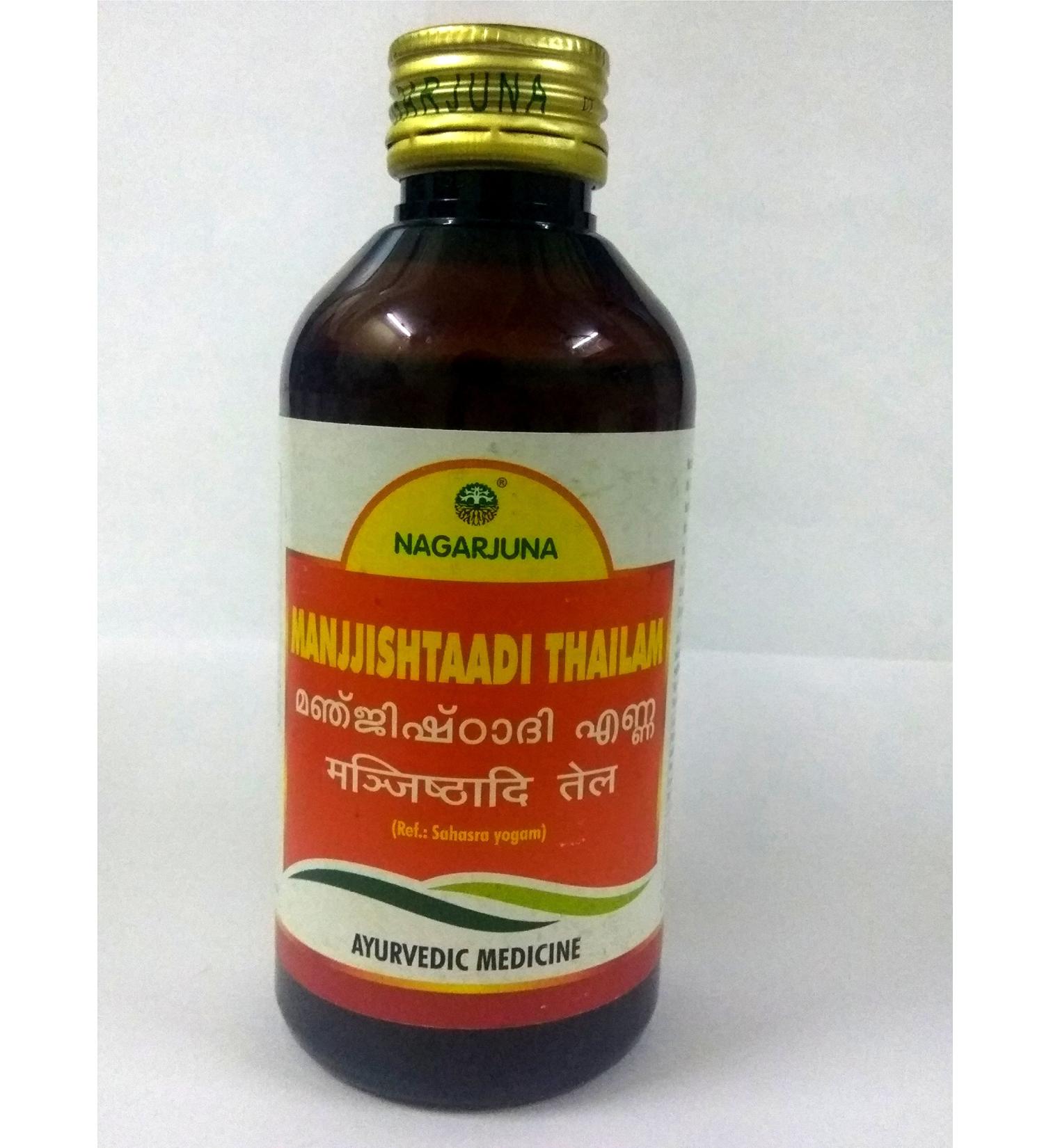 Nagarjuna Herbal Manjishtaadi Thailam 200 ml improves vision and eye pain