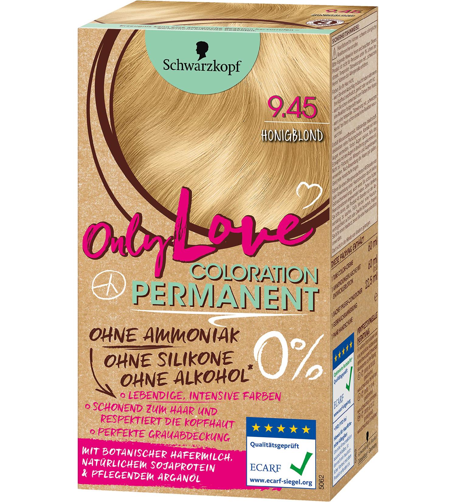 Buy SCHWARZKOPF ONLY LOVE 9.45 Honey Blonde Hair Color - Level 3 (143 ml) | International Shipping Available - Buy Online on GoSupps.com