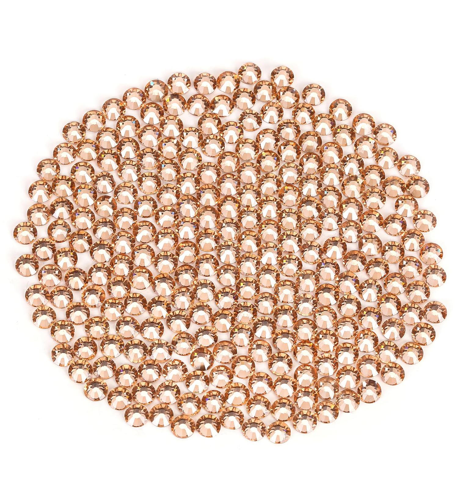 1440pcs Rhinestones & Nail Crystals - Champagne SS6 Nail Art Gems for DIY Manicure - Buy Online on GoSupps.com