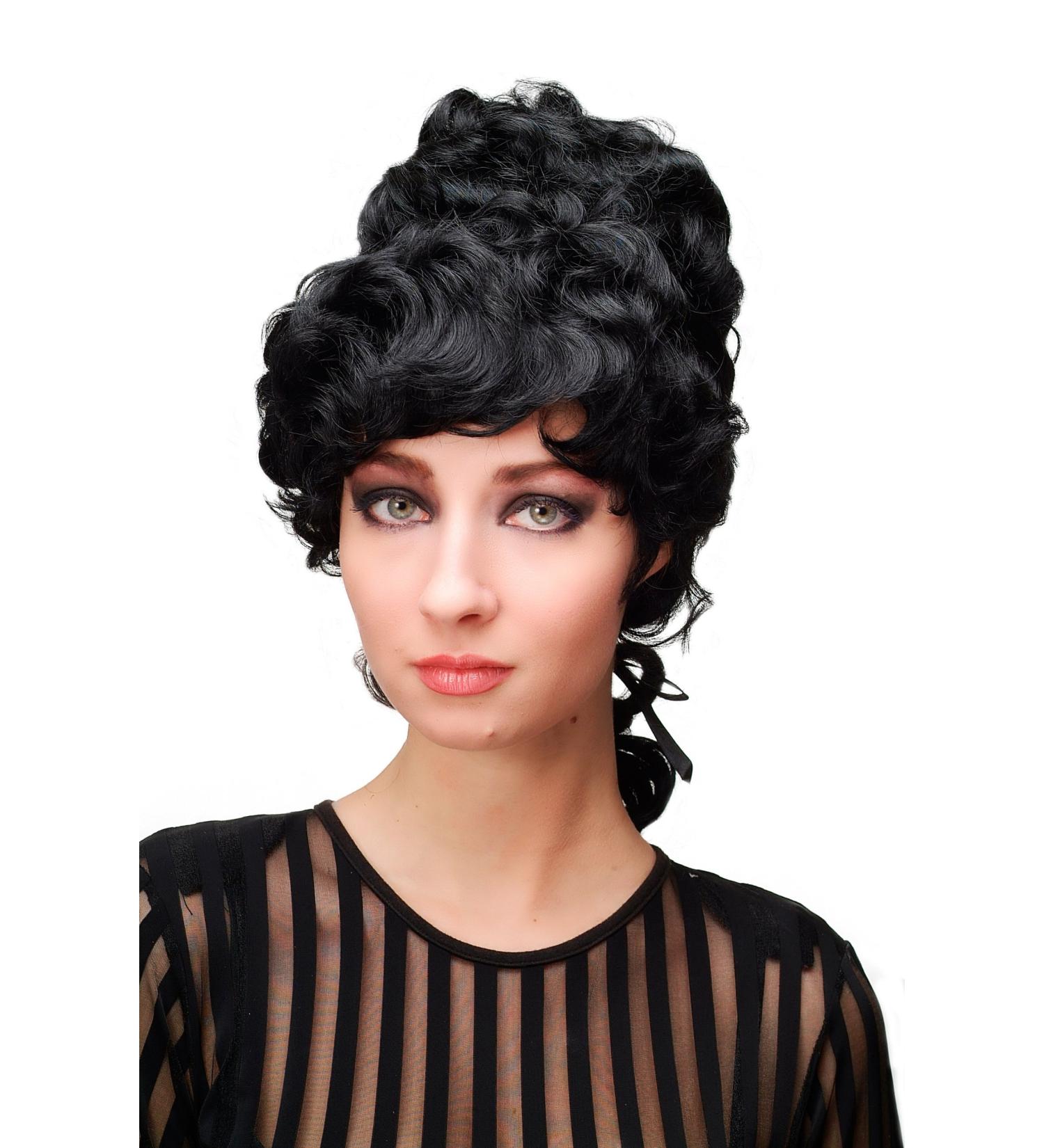 WIG ME UP L.COLONIAL Lady-1 Quality Beehive Wig - Baroque Colonial Tower Hairstyle in Black - International Shipping Available - Buy Online on GoSupps.com