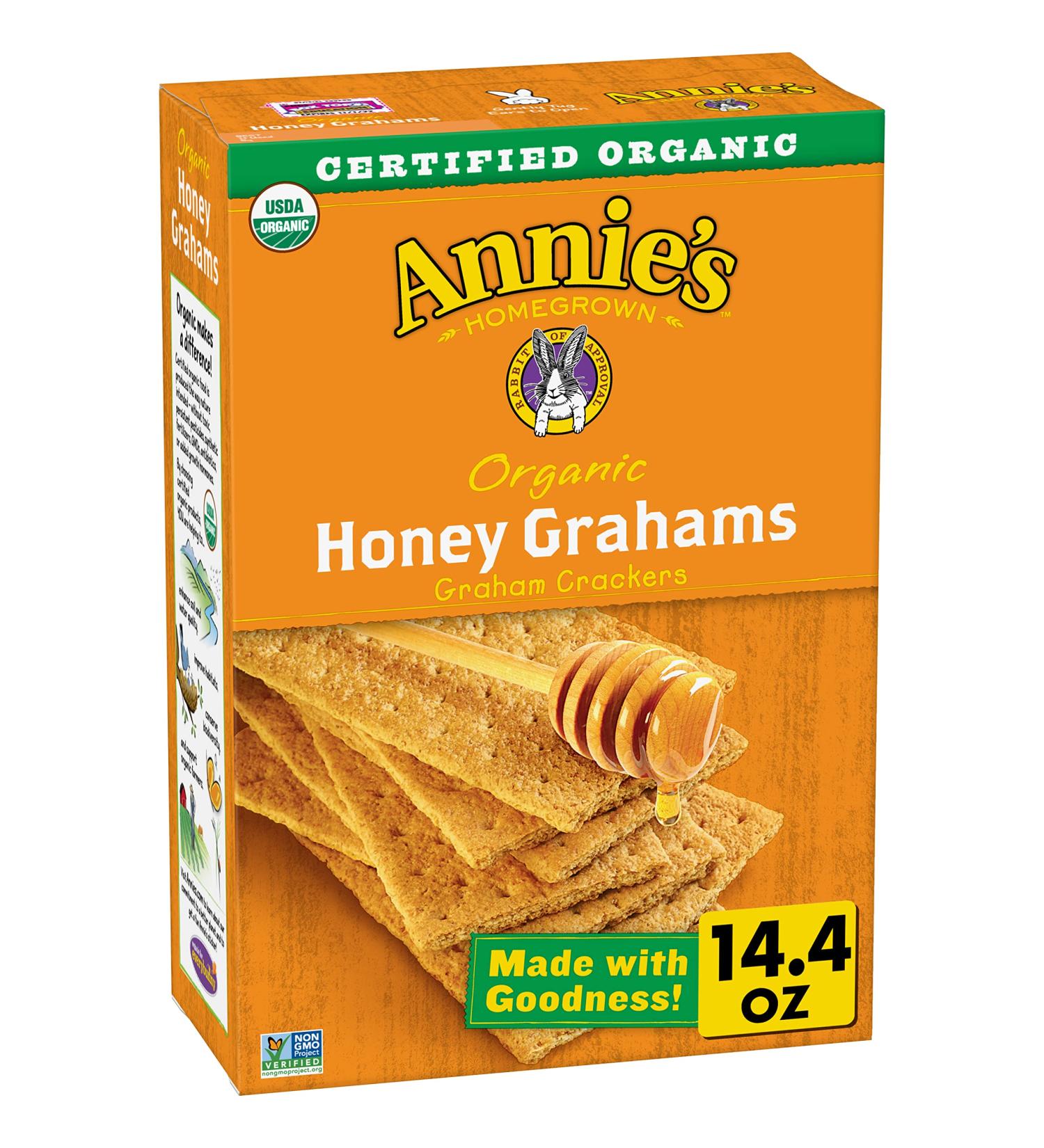 Annie's Organic Honey Graham Cracker Bricks 14.4 oz (Pack of 4) - 4 Pack Honey Crackers - 57.6 oz Total - Buy Online on GoSupps.com