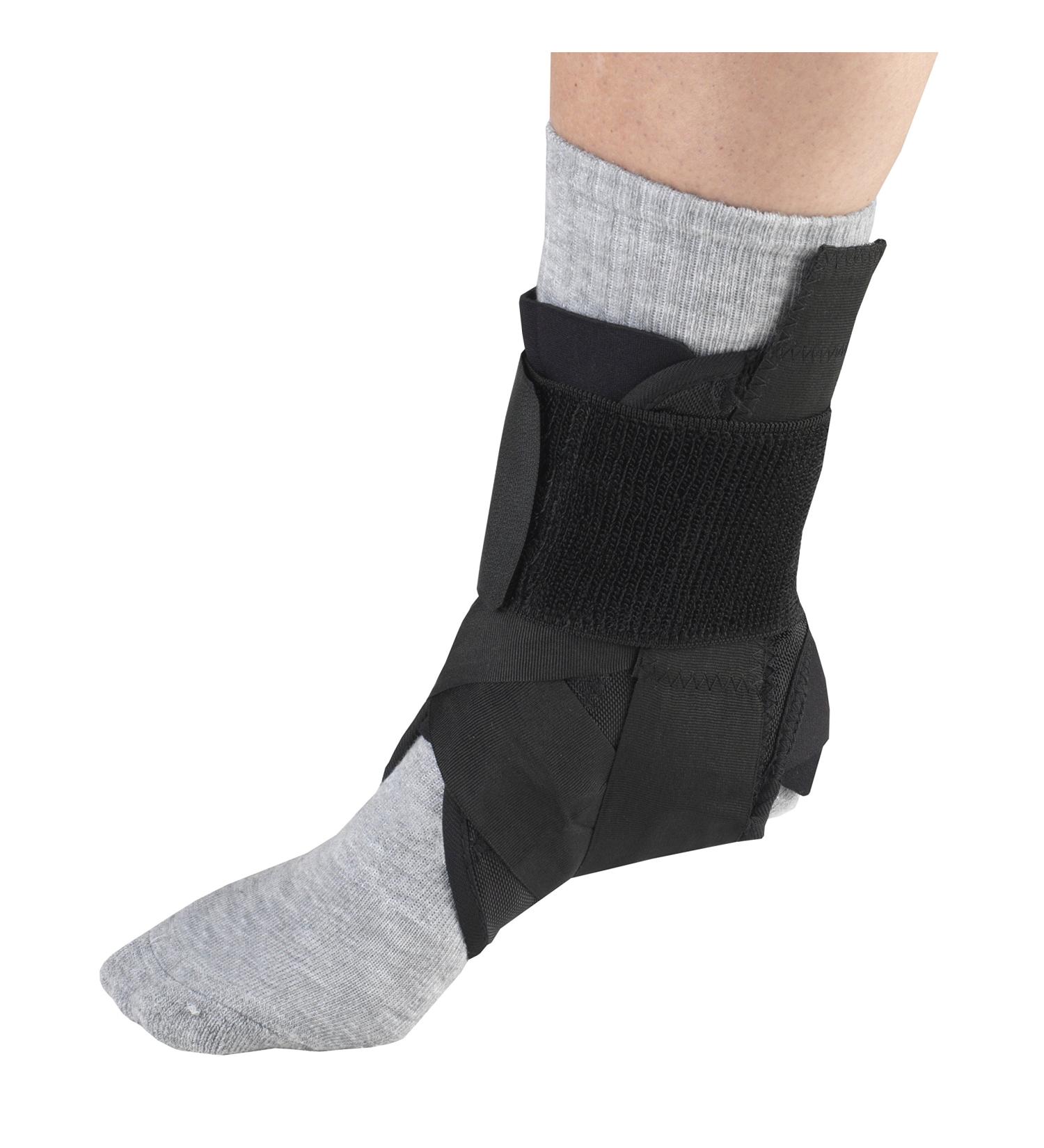 Buy OTC Ankle Stabilizer with Locking Heel Straps - X-Large Black | International Shipping Available - Buy Online on GoSupps.com