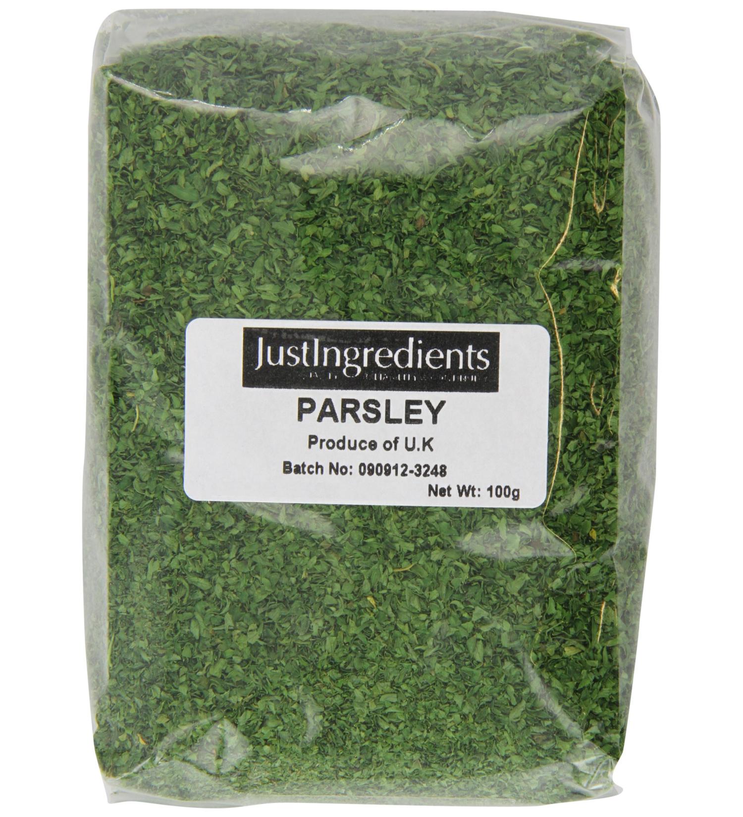 JustIngredients Essential Parsley 100g - Pack of 5 - Buy Online on GoSupps.com