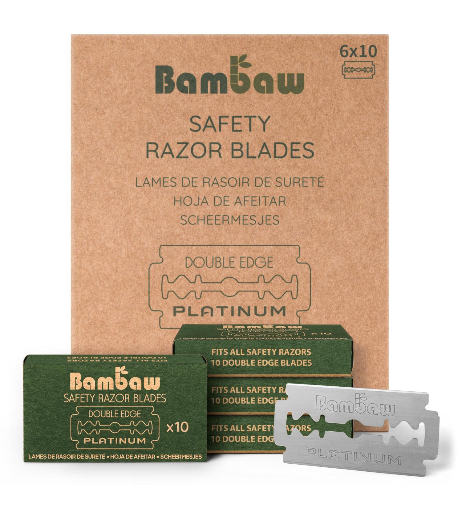 Bambaw 60 Sharp Razor Blades - Swedish Stainless Steel Replacement Blades for Men & Women Razor Planes - International Shipping Available - Buy Online on GoSupps.com