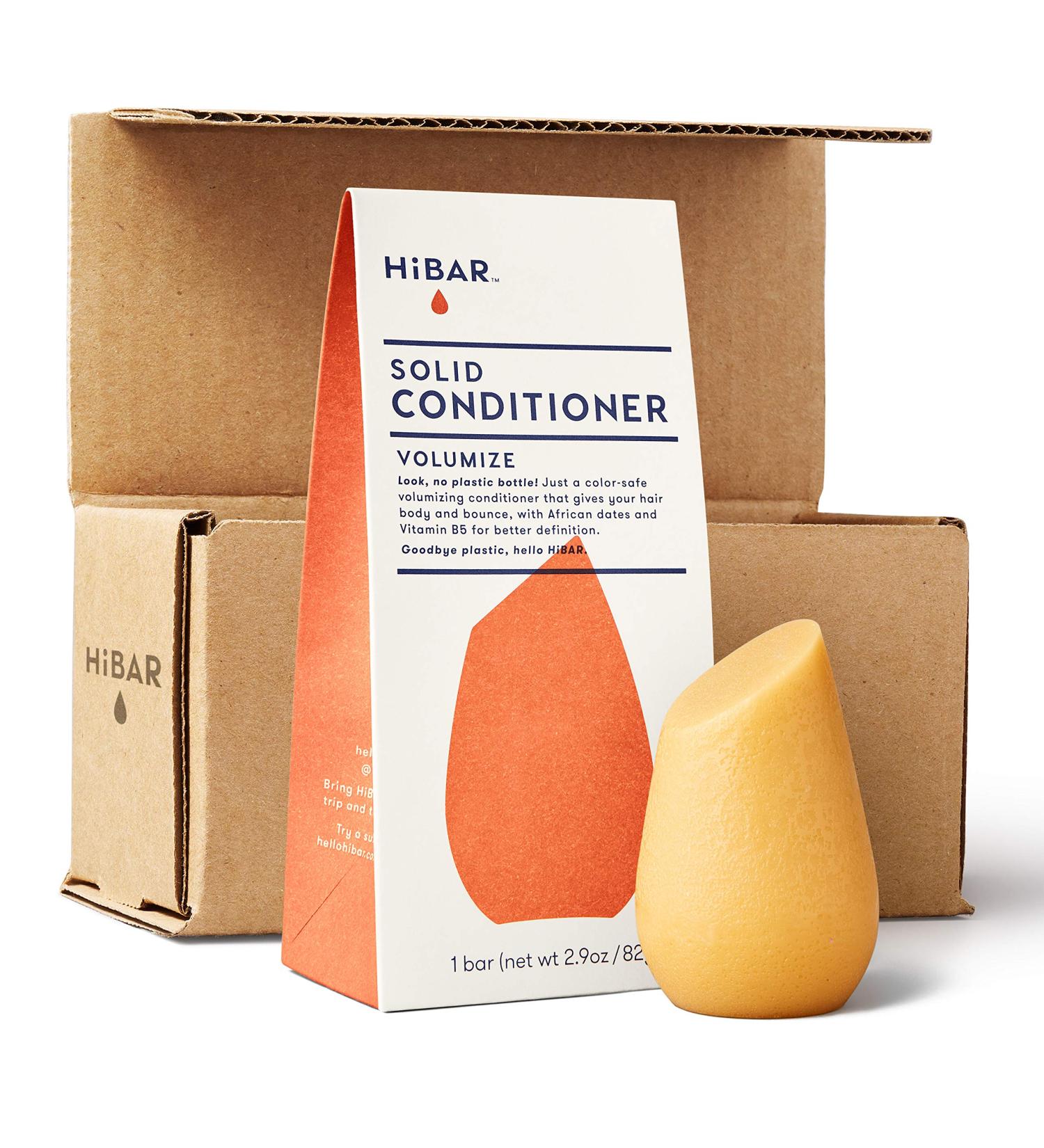 HiBAR Volumize Conditioner Bar - Eco-Friendly, Plastic-Free, Travel Size for Thin & Curly Hair - Buy Online on GoSupps.com