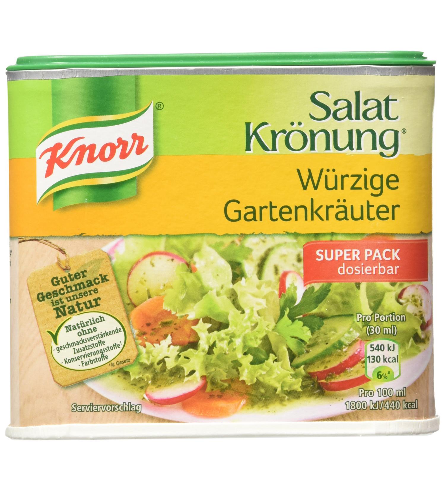 Knorr Salat Kroenung Garden Herbs Vinaigrette Mix - 2.1 L Container - Buy Online on GoSupps.com