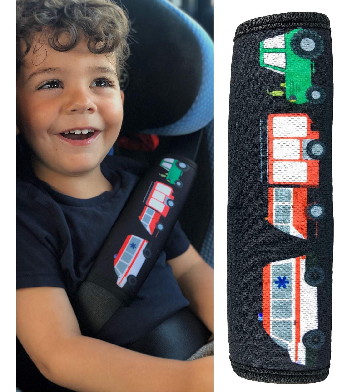 HECKBO Kids Car Seat Belt Pads - Seat Belt Protectors for Kids and Babies - Ideal for Car Booster Seats and Bicycles - Buy Online on GoSupps.com