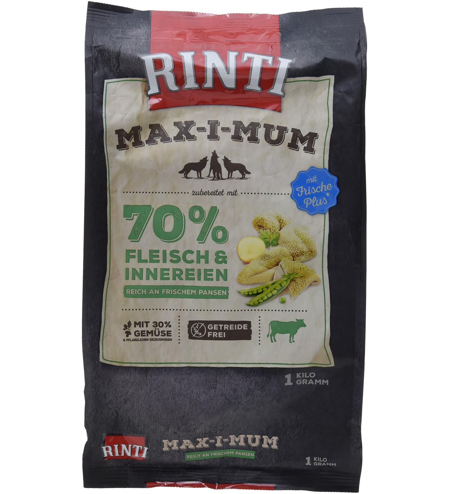 RINTI MAX-I-MUM Tripe 1kg (Pack of 2) - Premium Quality Dog Treats for Healthy Pets | Buy Online Worldwide - Buy Online on GoSupps.com