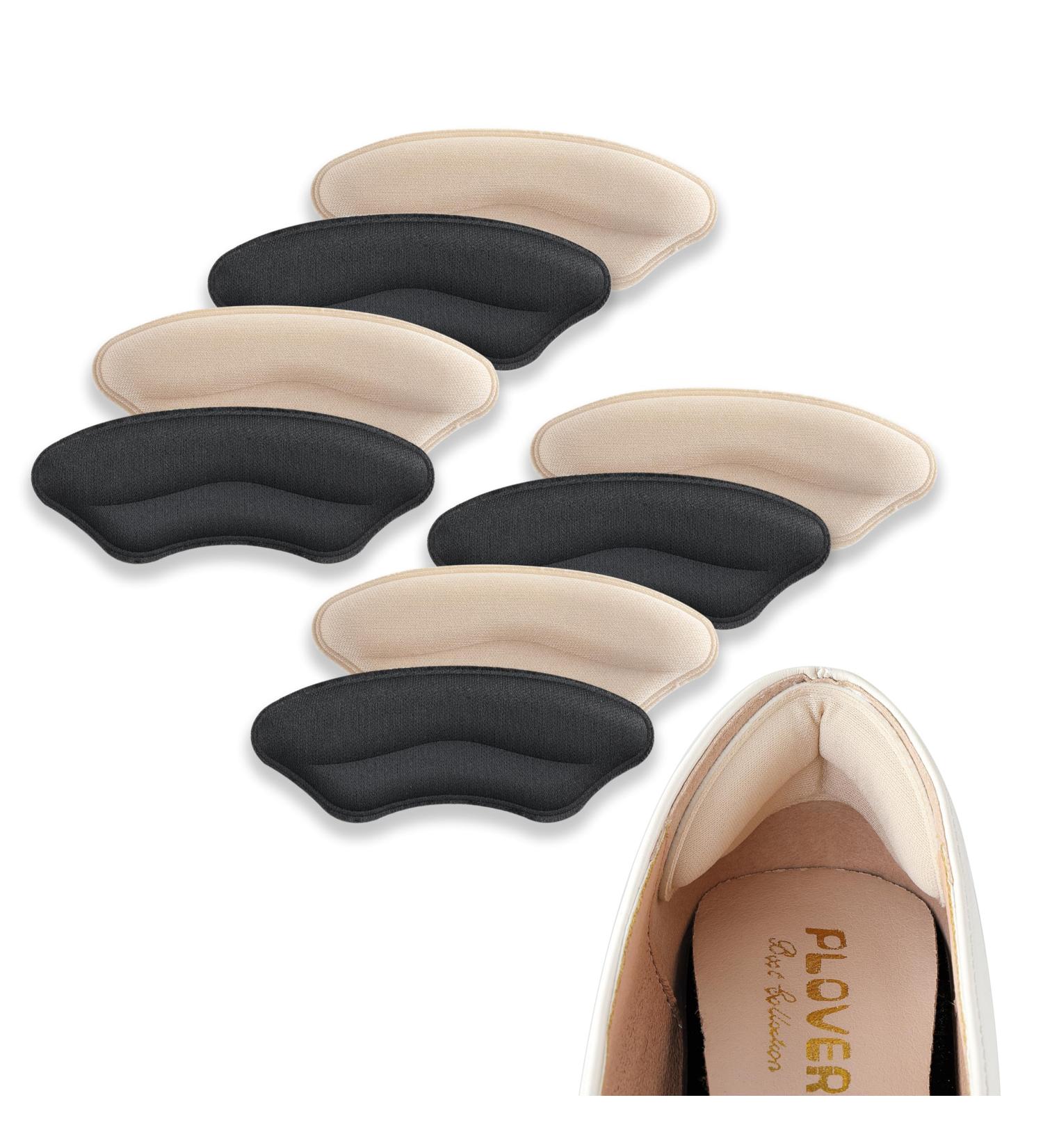 Buy Heel Pads for Shoes | Soft & Flexible Heel Grips for Comfort - 4 Pairs for Men & Women - Buy Online on GoSupps.com