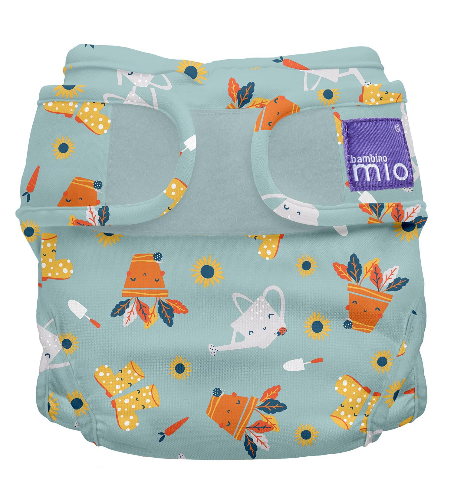 Bambino Mio Mioduo Cloth Diaper Cover - Little Gardener Size 1 ( 9Kg) | Eco-Friendly & Stylish Diapering Solution - Buy Online on GoSupps.com