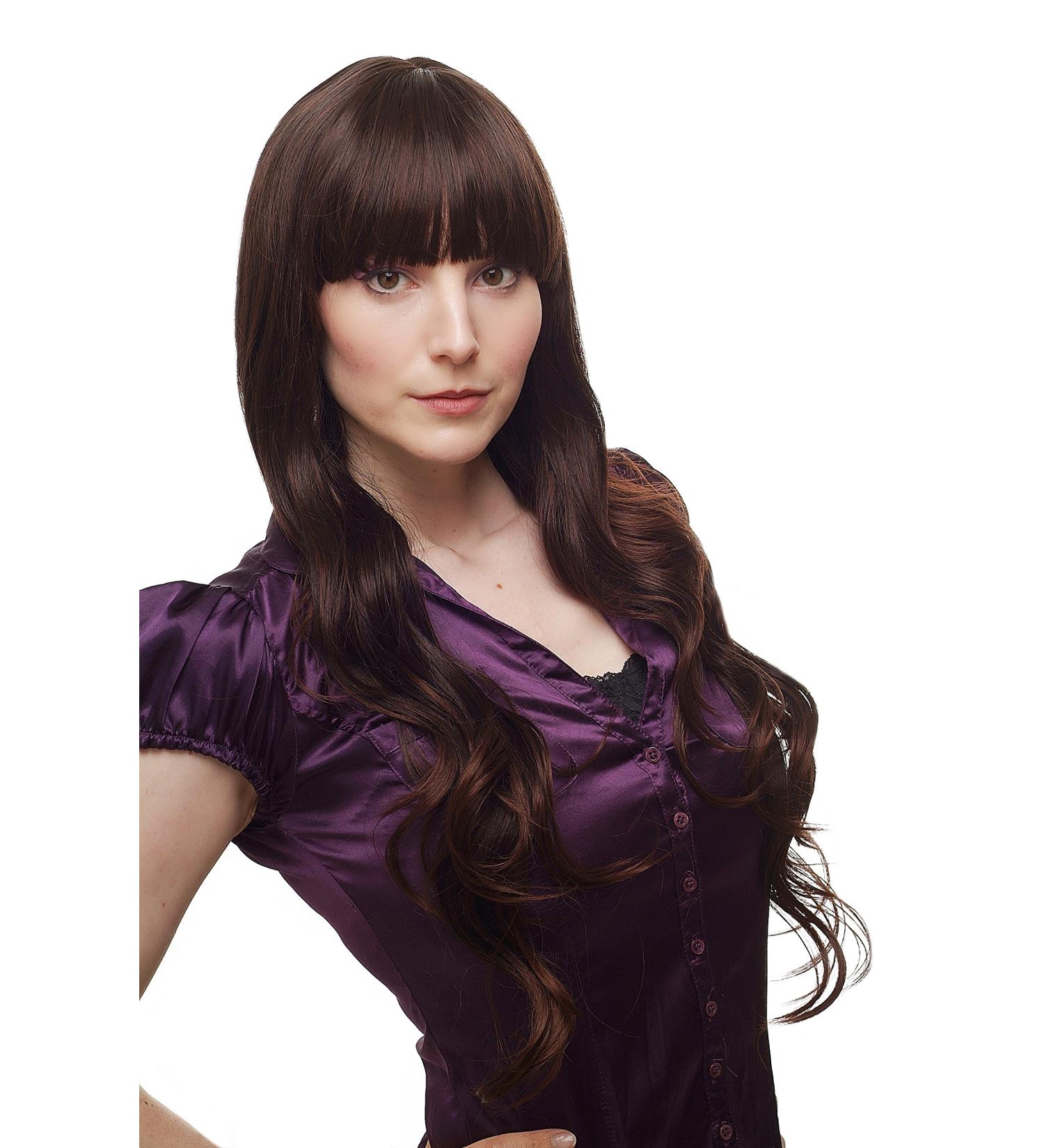 Wig Me Up H9106L - Stunning Women's Wavy Ponytail Wig - Dark Brown & Brown Mix - Fashionable & Sexy - Buy Online on GoSupps.com