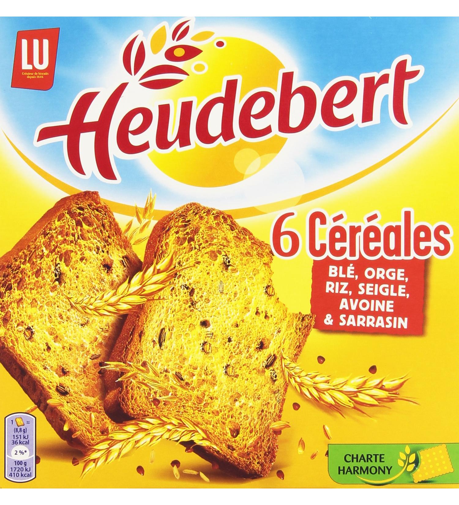 Heudebert Rusk 6 Cereals Pack 300 g - Buy Online on GoSupps.com