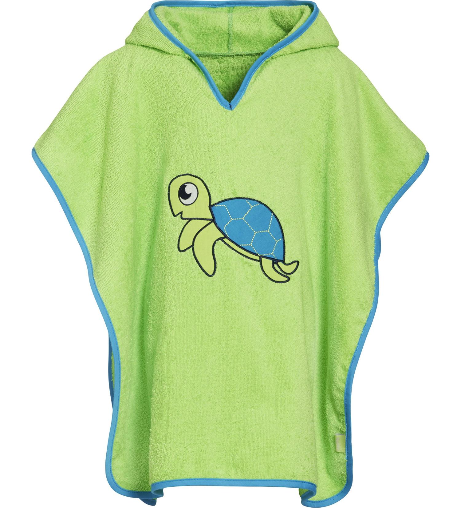 Playshoes Unisex Children's Turtle Terry Cloth Poncho Bathrobe Towel - Ideal for Ages Up to 4 Years - International Shipping Available - Buy Online on GoSupps.com