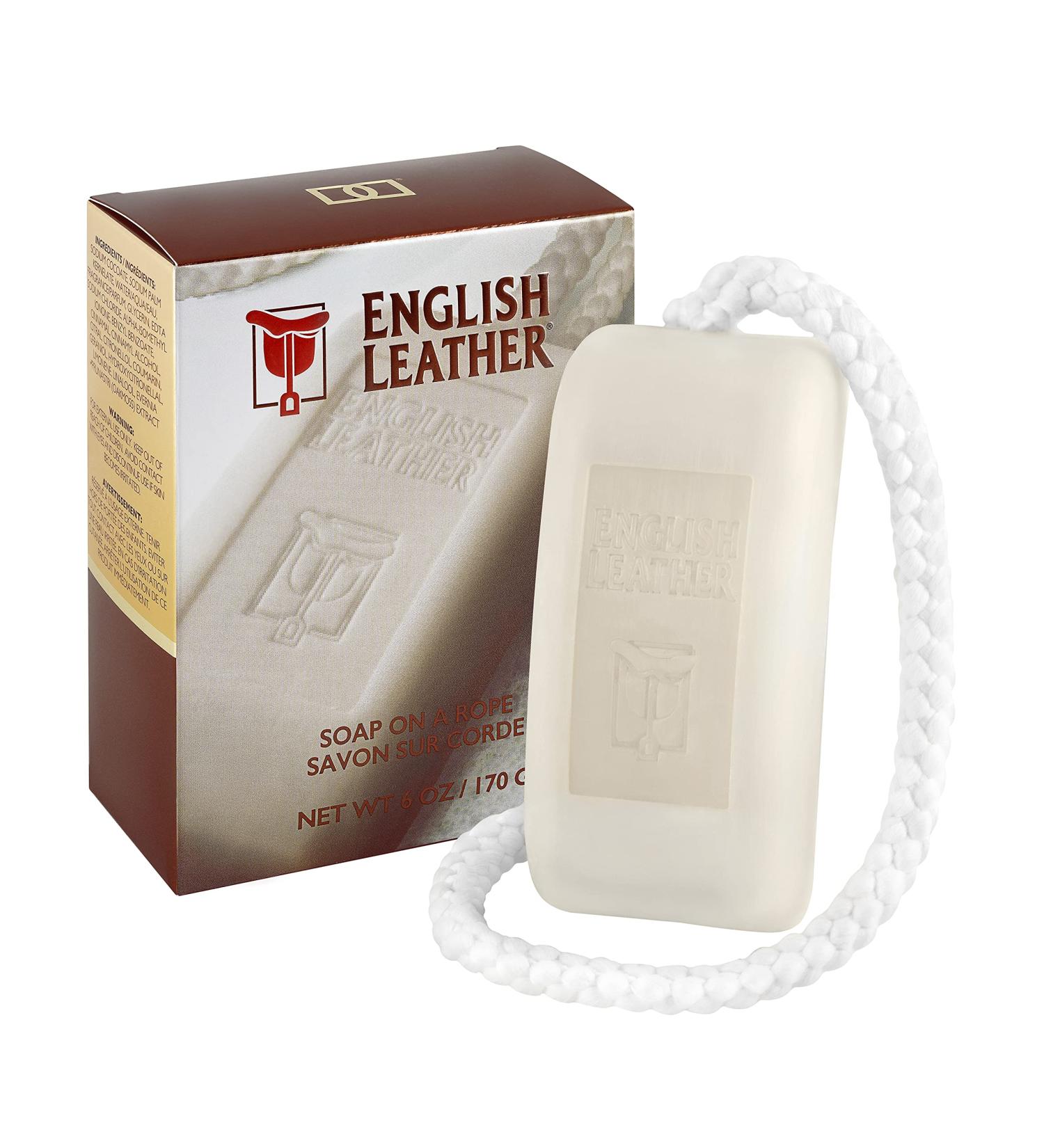 English Leather Fragrance Soap On A Rope for Men - 6 oz (1 Pack) - Buy Online on GoSupps.com