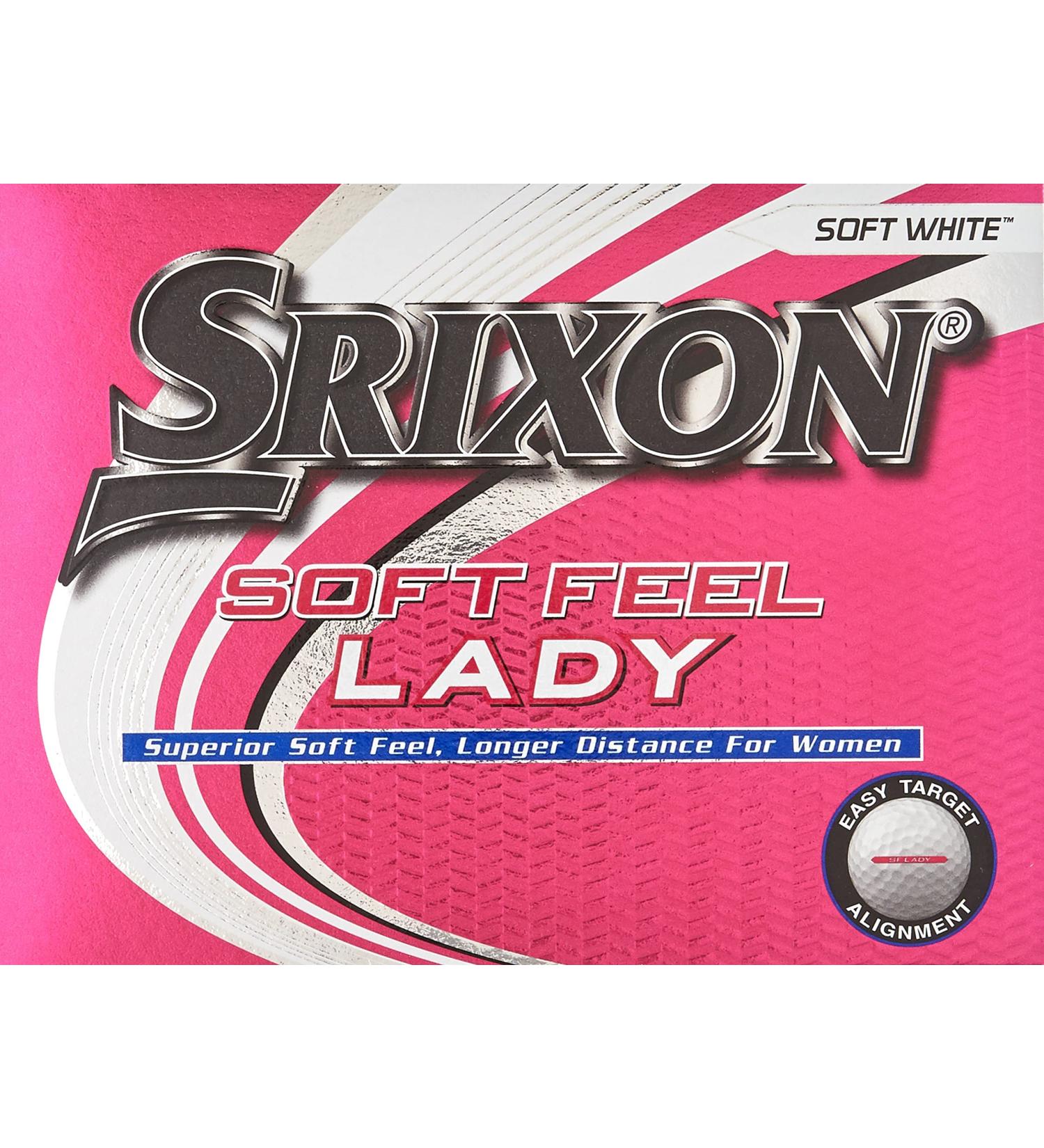 Srixon Ladies Soft Feel Golf Balls - White | Premium Quality for Women Golfers - Buy Online on GoSupps.com