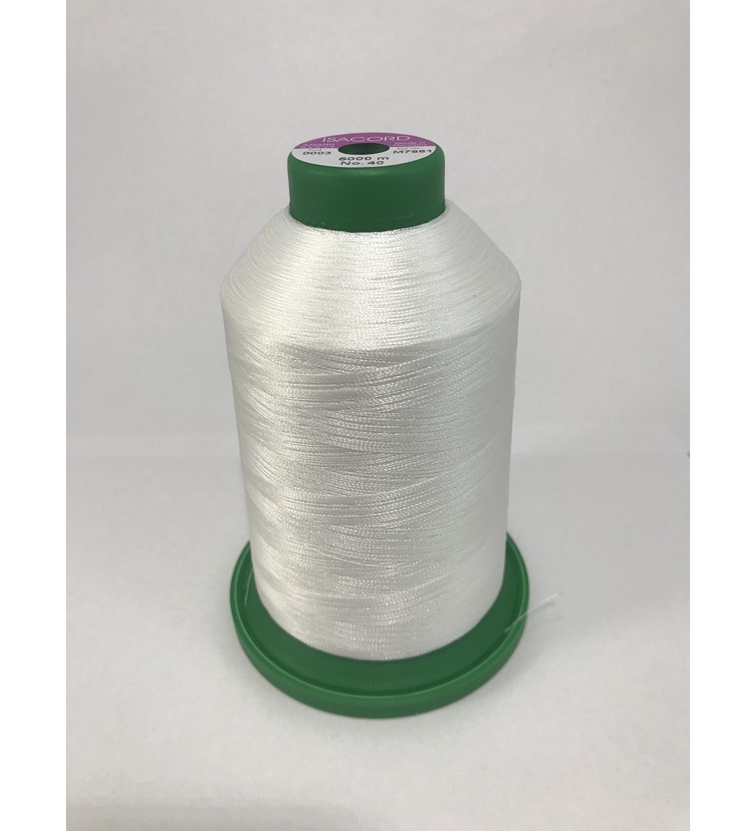 Isacord Embroidery Thread - A0003 - 5000m