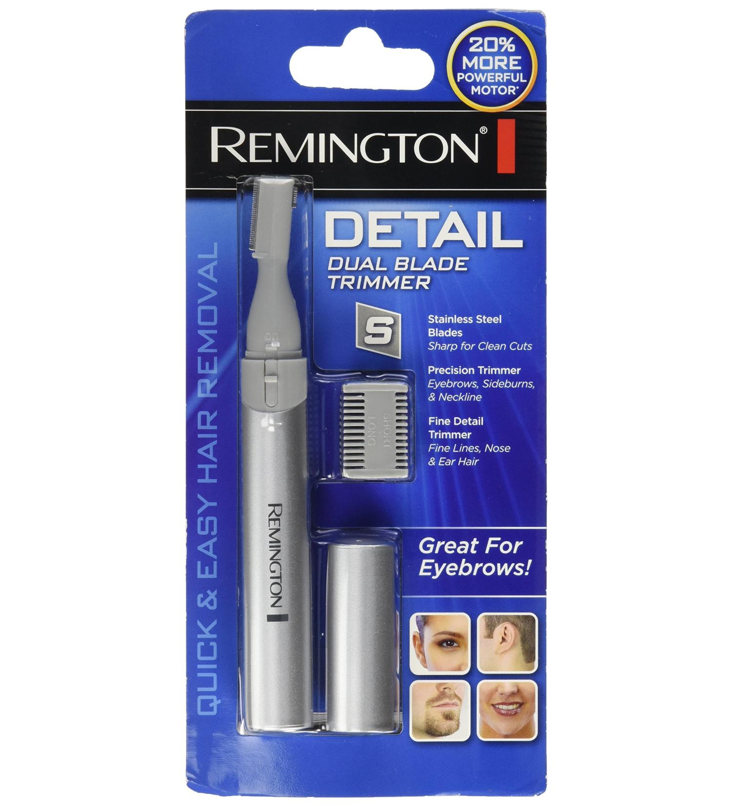 Remington Dual Blade Detail Trimmer Eyebrows Nose Ear Sideburns MPT-3400C