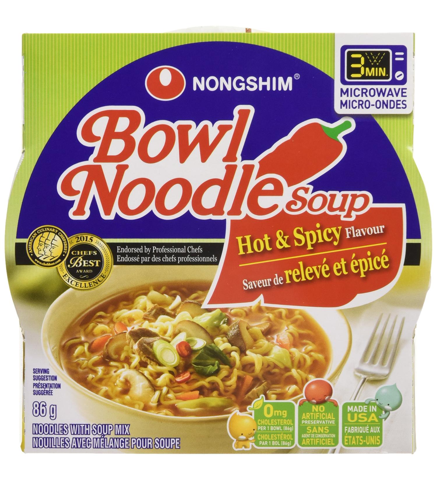 Nongshim Hot and Spicy Soup (12 X 86 Grams)Net Wt (1032 Grams)  - Buy Online on GoSupps.com
