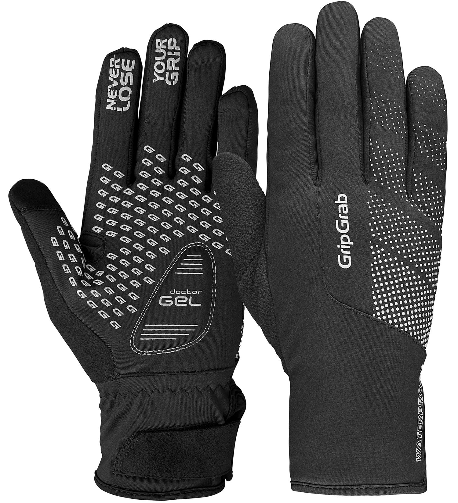 GripGrab Ride Waterproof Winter Cycling Gloves - XXL Black Windproof Non-Slip Warm & Padded Thermal Protection for All-Weather Cycling - Buy Online on GoSupps.com