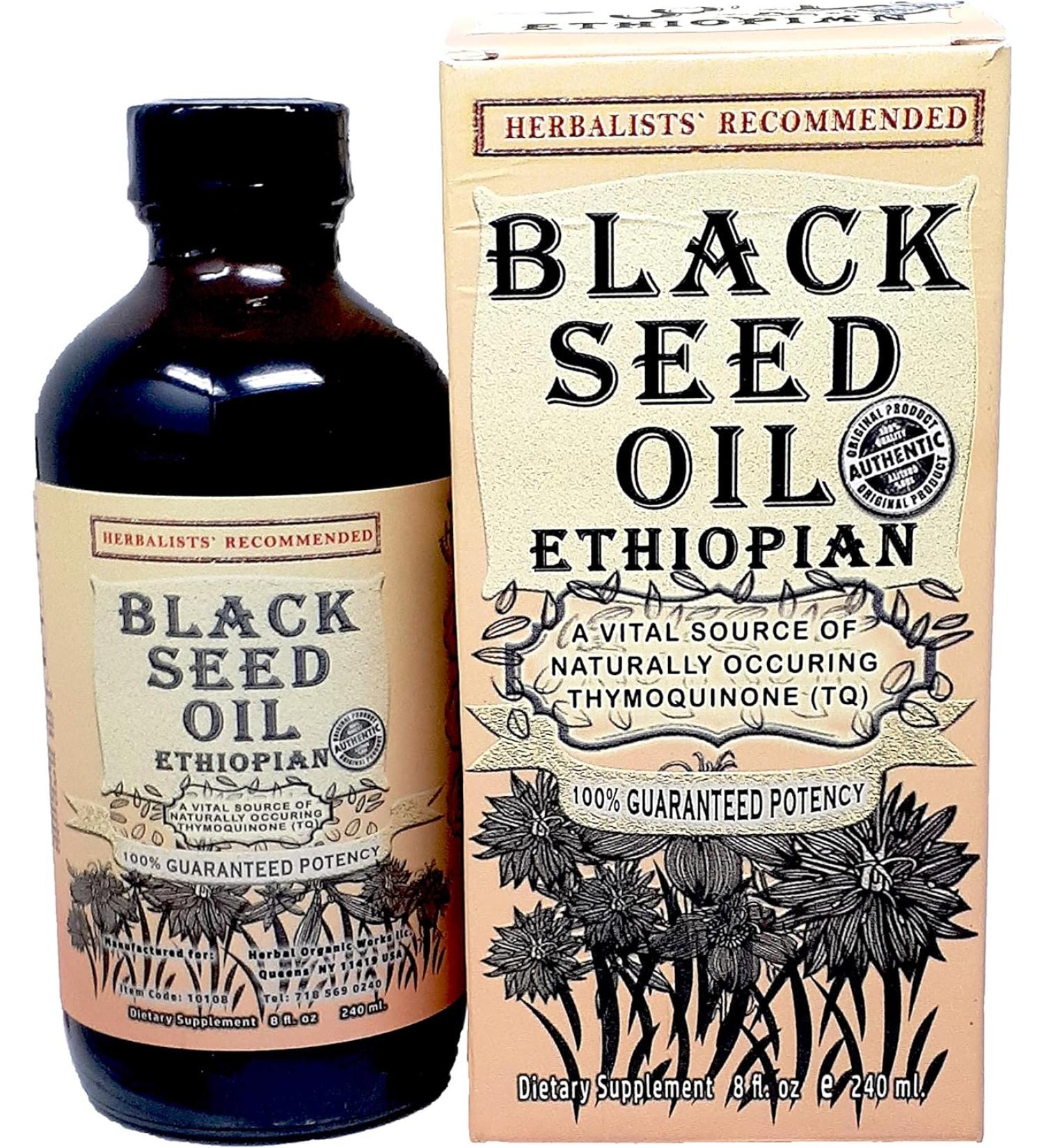 Herbal Organic Works Black Seed Oil - 8 Fl Oz. - Buy Online on GoSupps.com