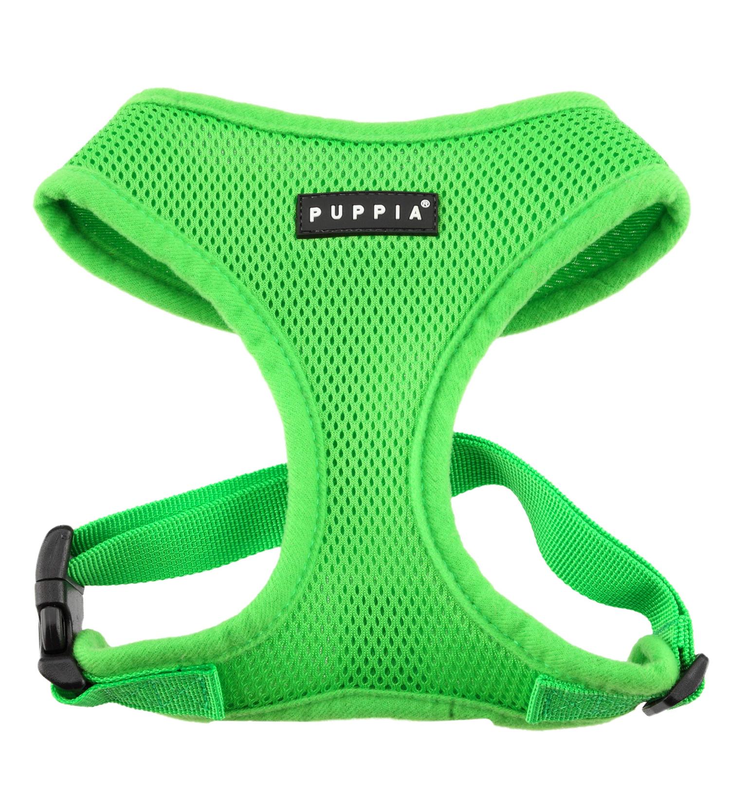 Buy Puppia Dog Harness for Small & Medium Dogs - Super Soft Multi-Color | Atani Puppy Dishes - XS Green - Buy Online on GoSupps.com