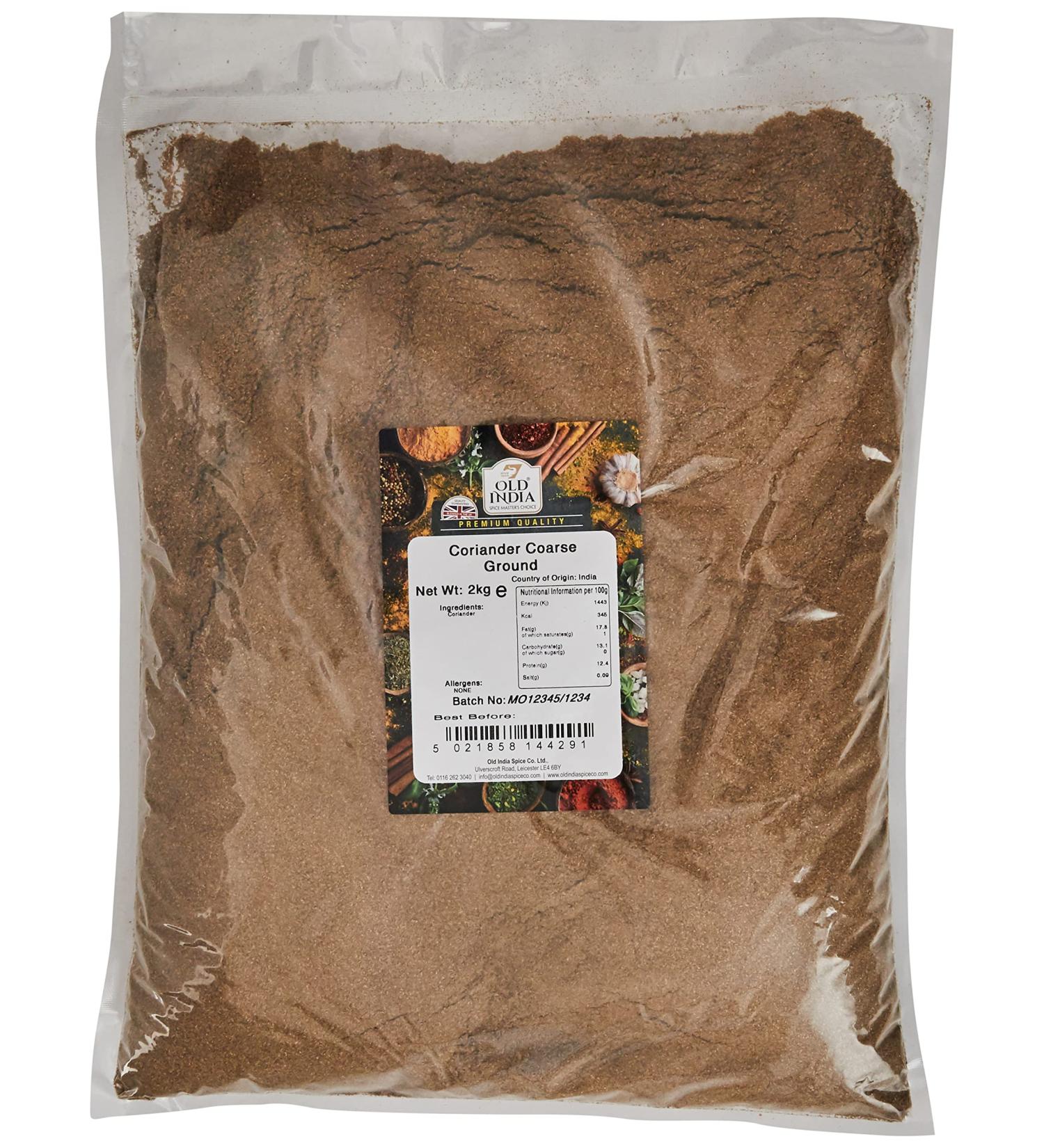 Old India Coriander Coarse Ground 2kg - Premium Quality Spice for Authentic Flavors - Buy Online on GoSupps.com
