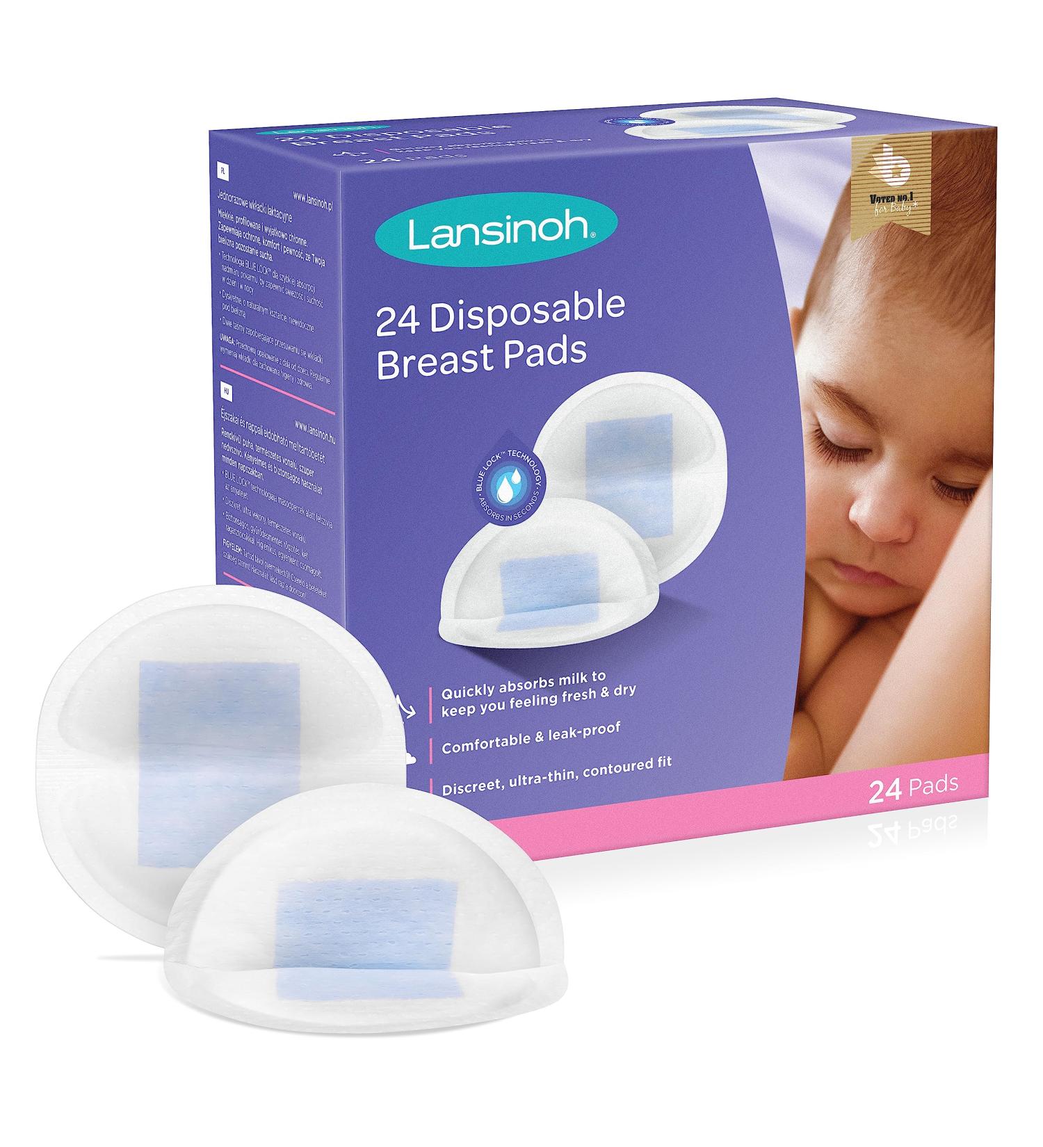 Lansinoh Disposable Nursing Pads 24pcs - Absorbent Breastfeeding Pads - Buy Online on GoSupps.com