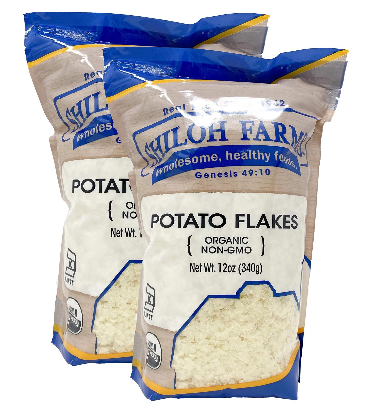 Shiloh Farms Organic Potato Flakes 12 oz - 2 Pack | Non GMO Kosher | Product of USA - Buy Online on GoSupps.com