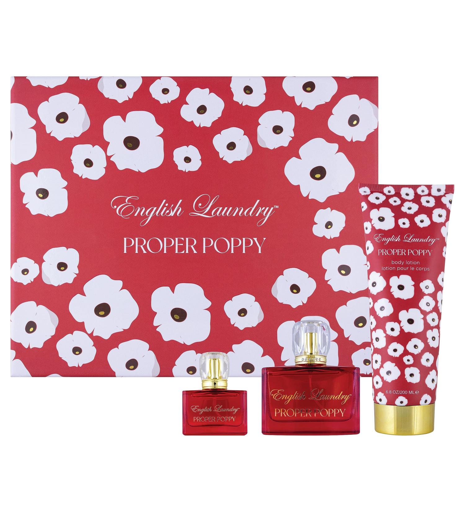 English Laundry Proper Poppy 3.4 fl. oz Eau de Parfum Gift Set for Her - Buy Online on GoSupps.com