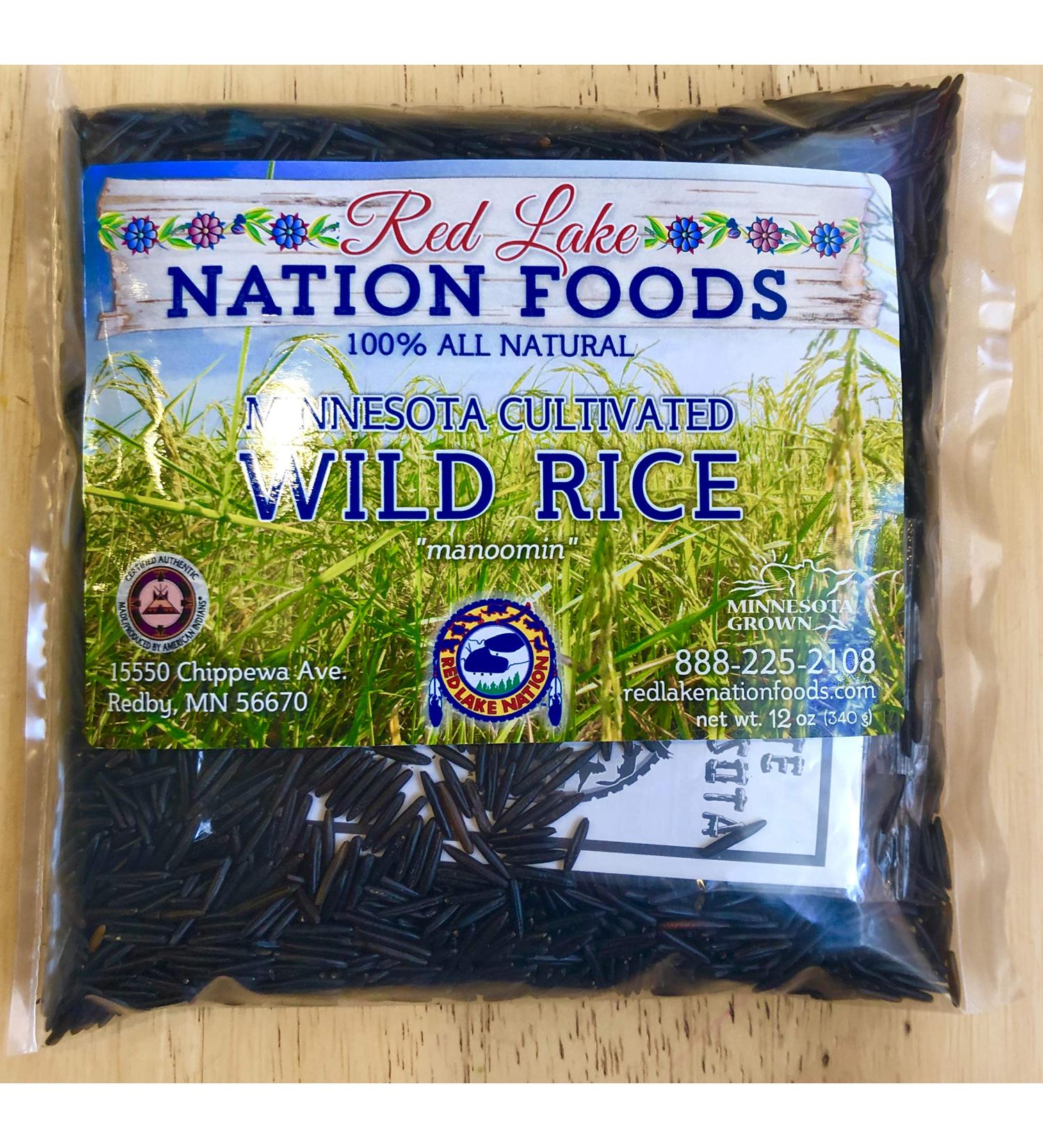 Red Lake Nation 100% All Natural Minnesota Cultivated Wild Rice - Gluten Free - 12 oz - Buy Online on GoSupps.com