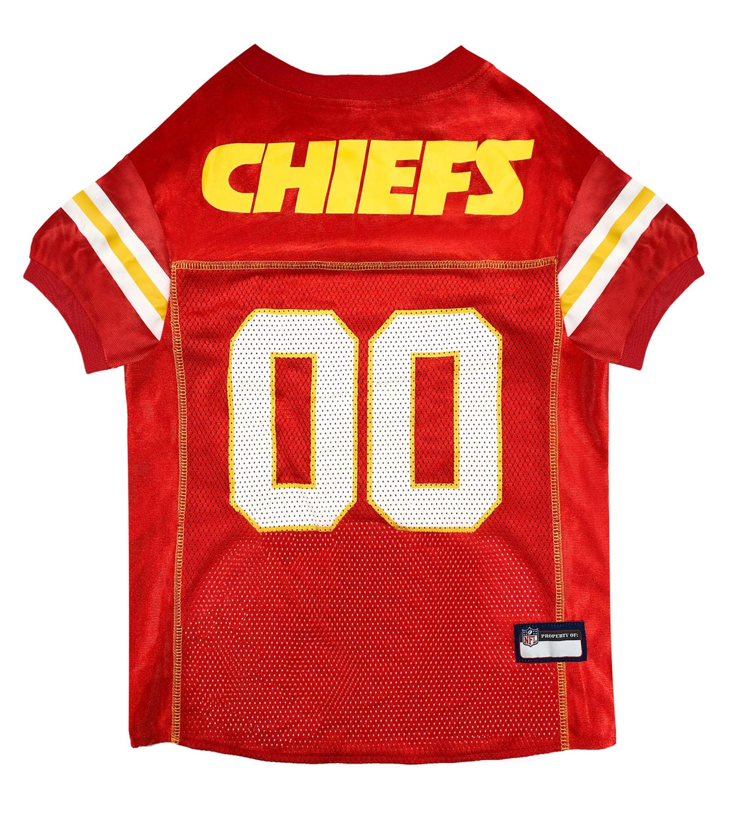 NFL Kansas City Chiefs Dog Jersey - Large | Officially Licensed Football Costume for Pets - Buy Online on GoSupps.com
