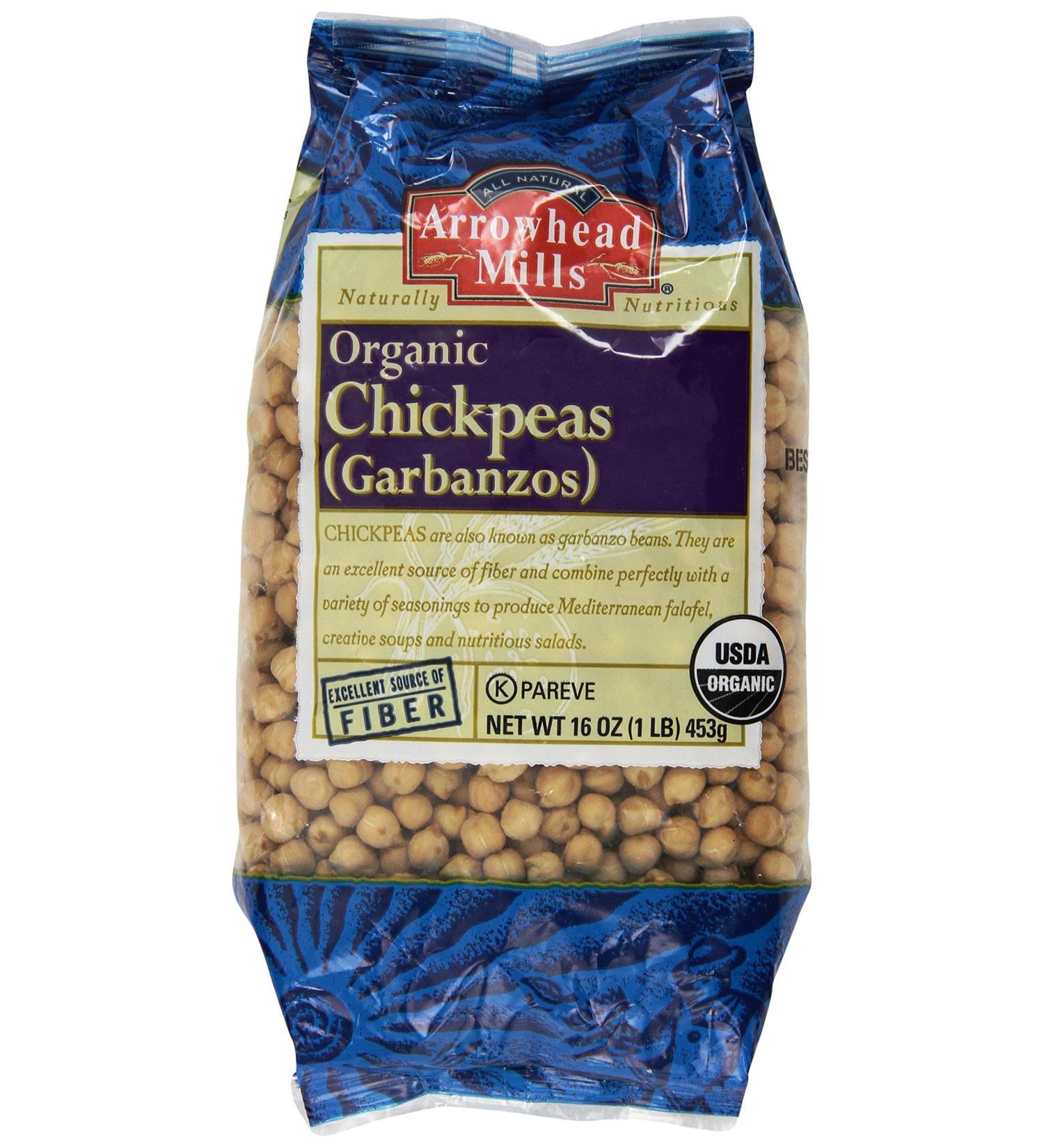 Arrowhead Mills Gluten-Free Chickpeas (Garbanzo) - 16 oz