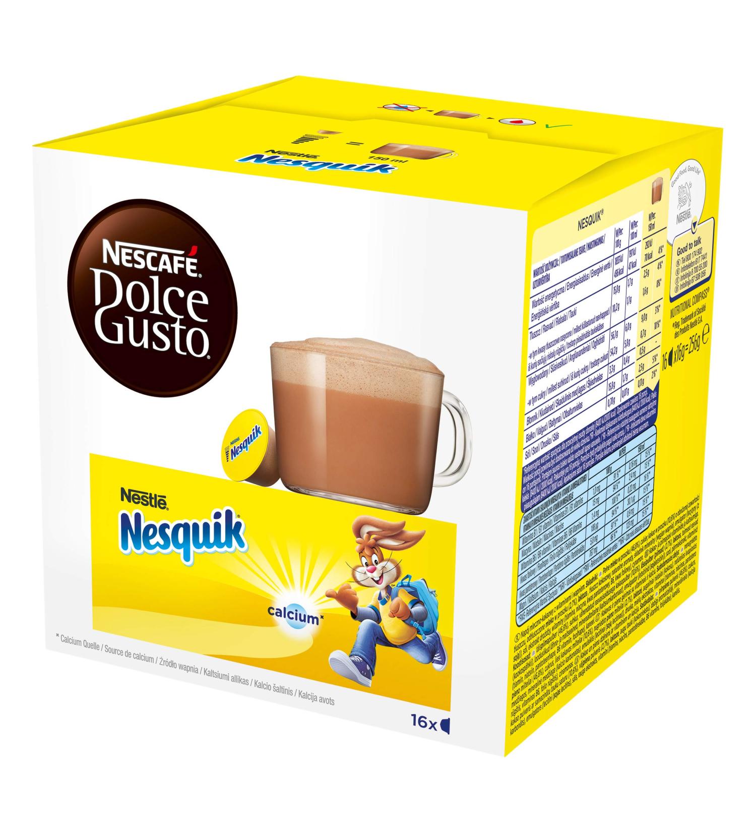  NESCAFE DOLCE GUSTO Nescaf Dolce Family Pack Cappuccino Latte Macchiato Nesquik Coffee Capsules 9 x 16 capsules - Buy Online on GoSupps.com