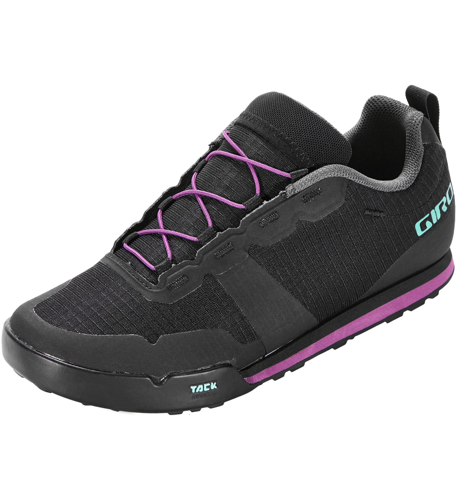 Giro Women s Tracker W Fastlace Mountain Biking Shoe - Size 37 EU - Black & Throwback Purple - International Shipping Available - Buy Online on GoSupps.com