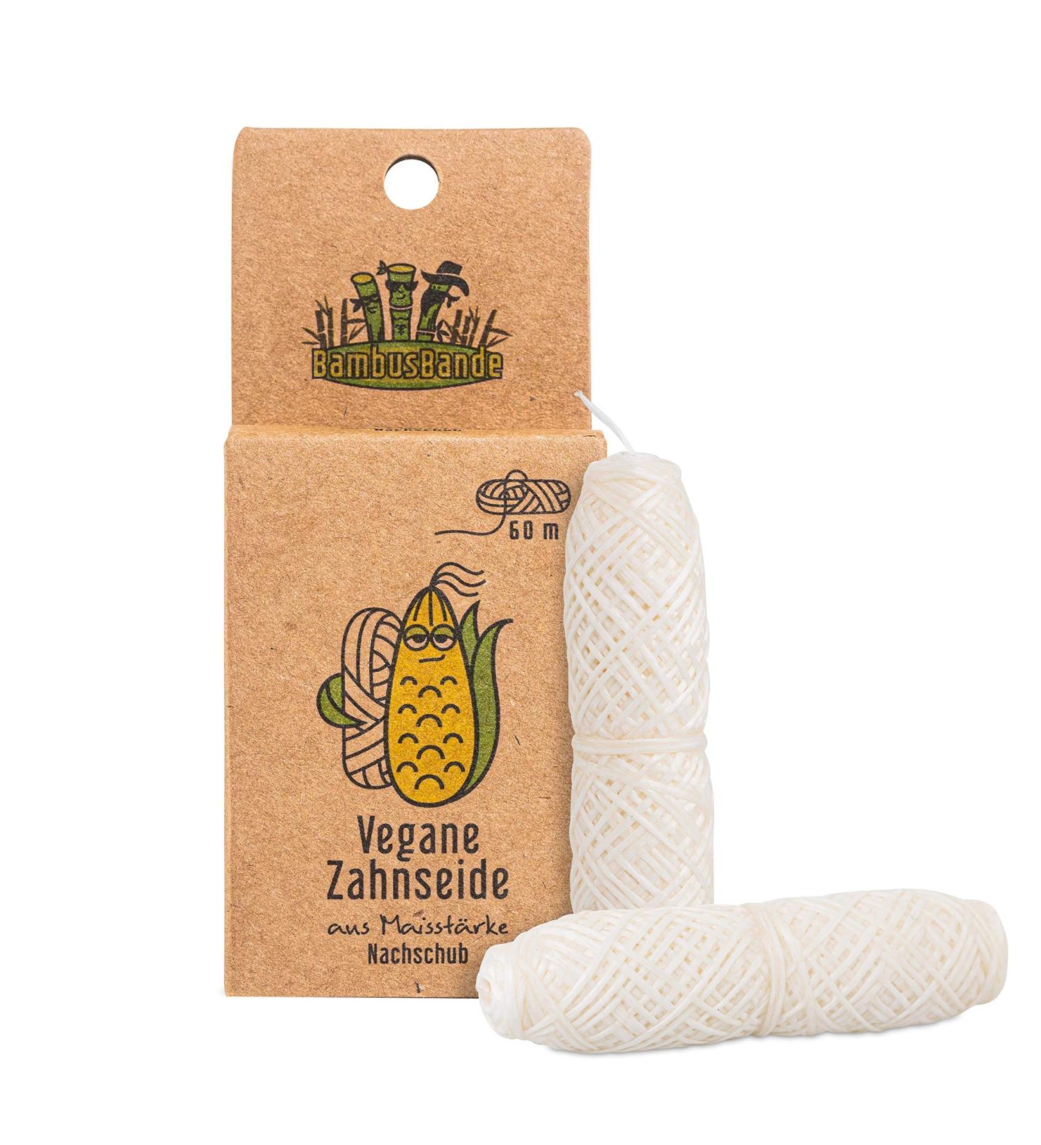 Bamboo Bonds - 60m Corn Starch Dental Supplies with Candelilla Wax & Peppermint Oil for Healthy Teeth & Eco-Friendly Care - Buy Online on GoSupps.com