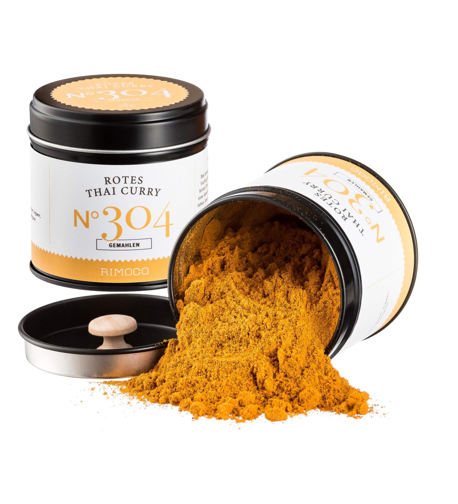 Rimoco N 304 Bio Red Thai Curry - Fruity & Mild Spice Mix | Organic Curry Powder (DE- KO-007) | 60g Elegant Spice Jar - Buy Online on GoSupps.com