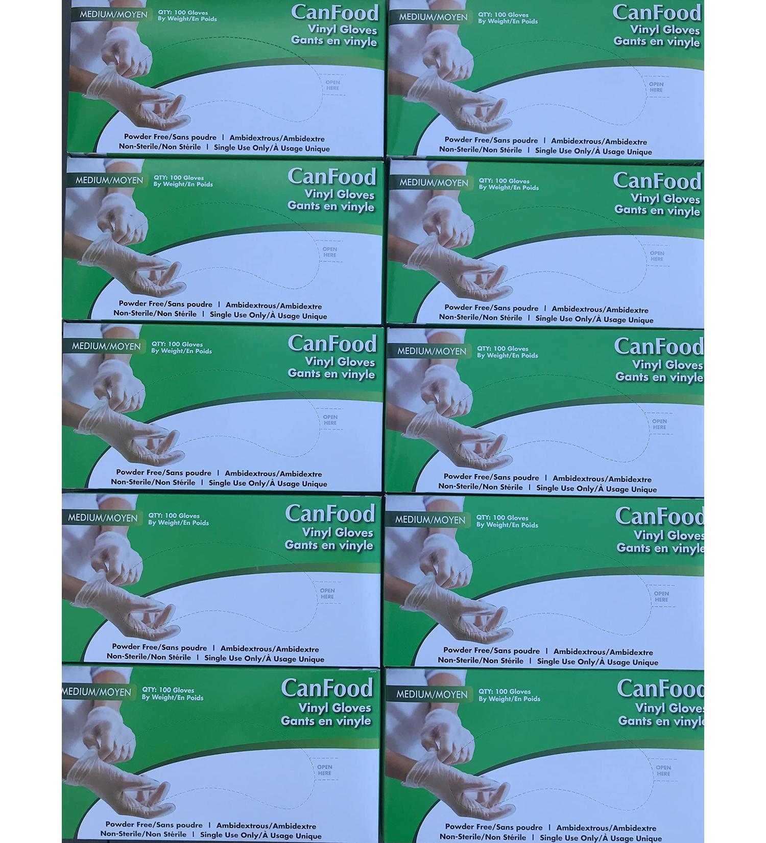 Vinyl Powder Free Gloves 1000 Pcs/case S (1000 Count) - Buy Online on GoSupps.com