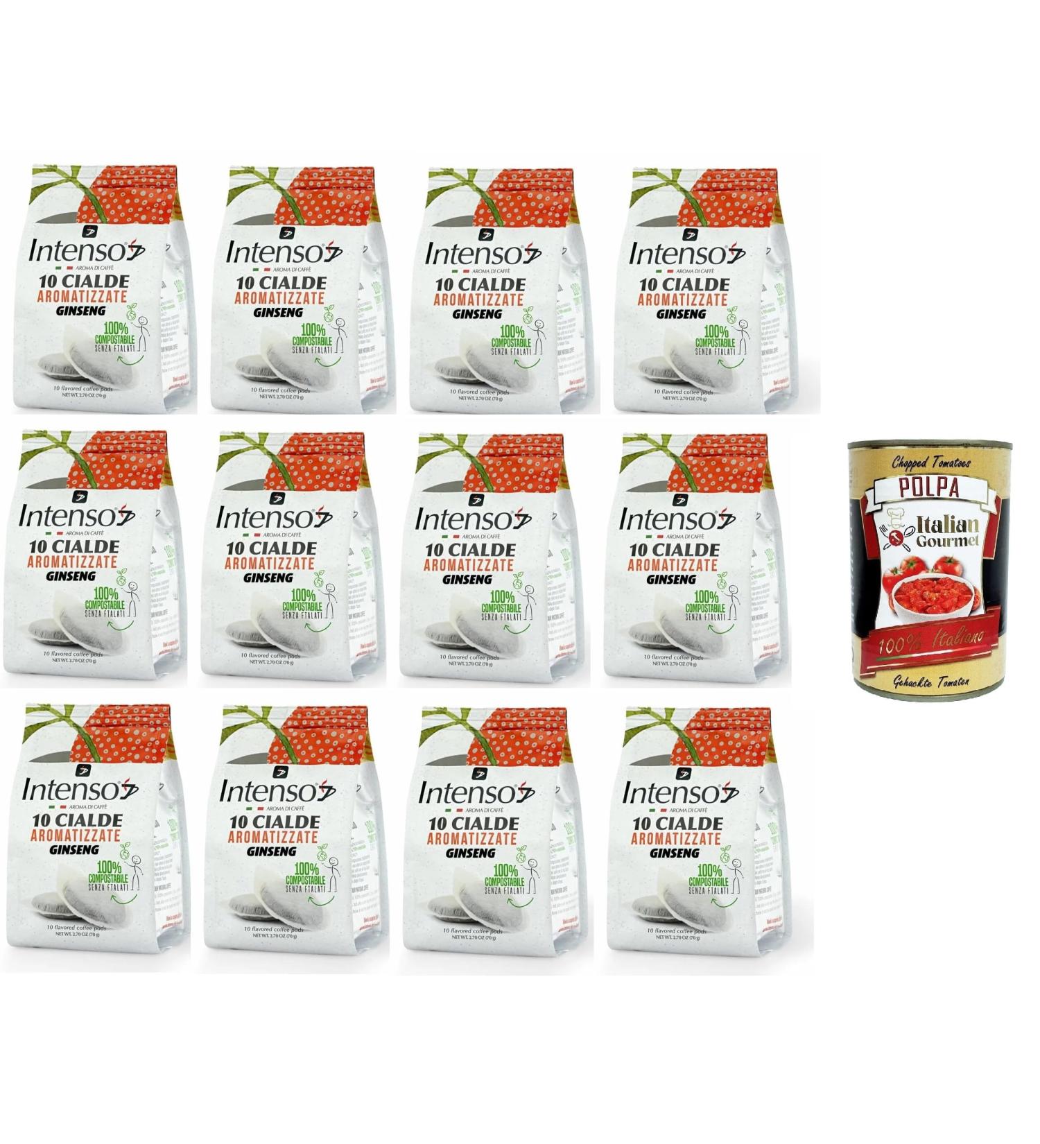  Italian Gourmet E.R. Intenso Ginseng Coffee Pods 44mm ESE Filter Paper 44mm Coffee + Polpa Italian Gourmet 400g (Pack of 10) - Buy Online on GoSupps.com