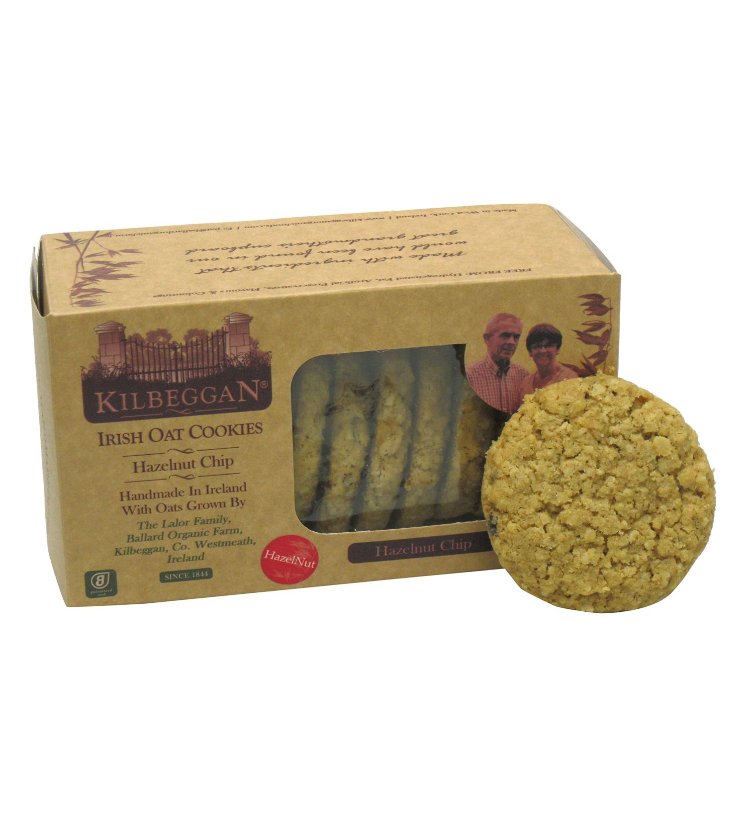 Kilbeggan Irish Oat Cookies, Hazelnut Chip, 7 Ounce Hazelnut Chip 7 Ounce (Pack of 1)