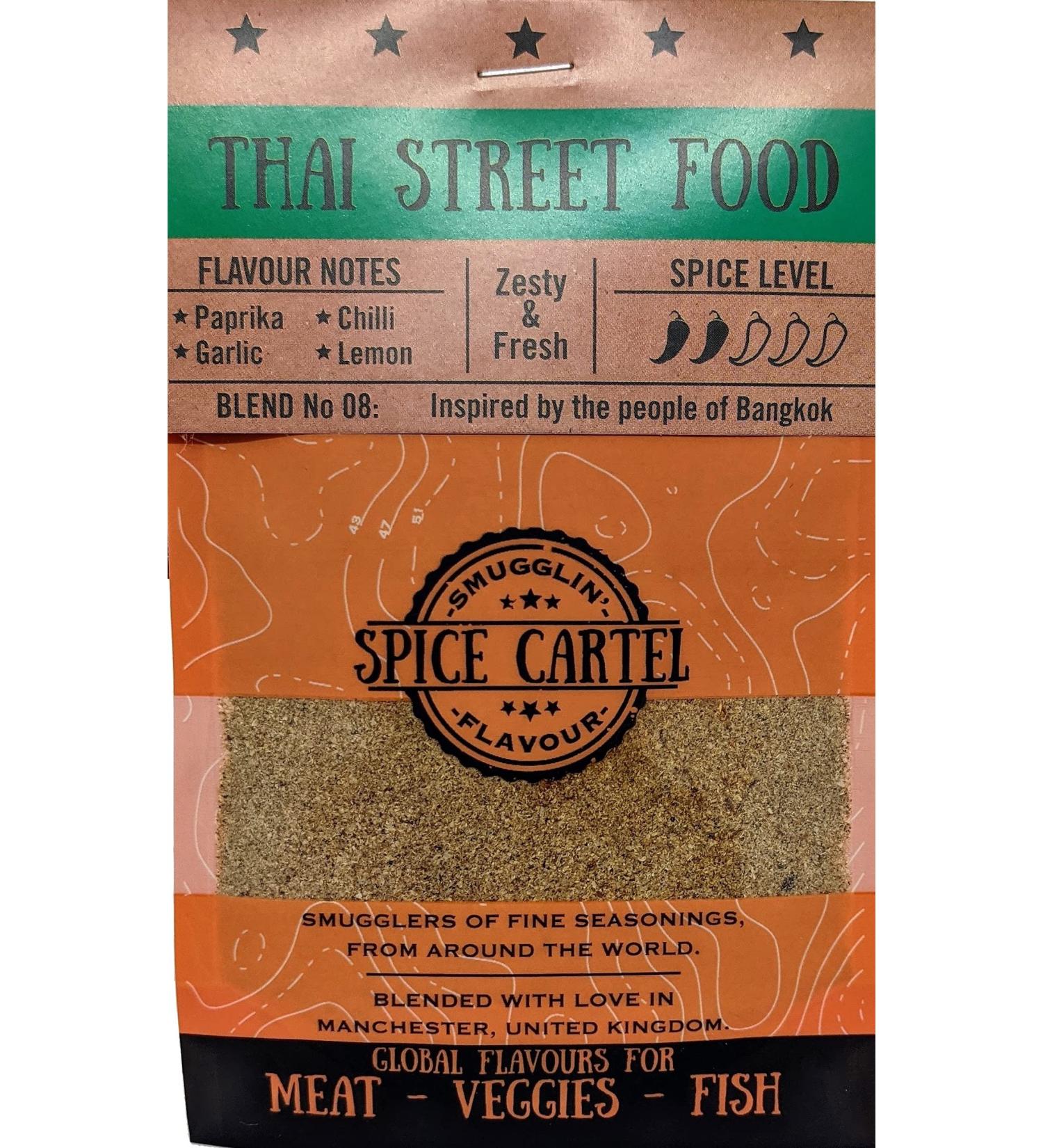 Thai Street Food Spice Blend - 35g Resealable Pouch | Handcrafted in the UK - Buy Online on GoSupps.com