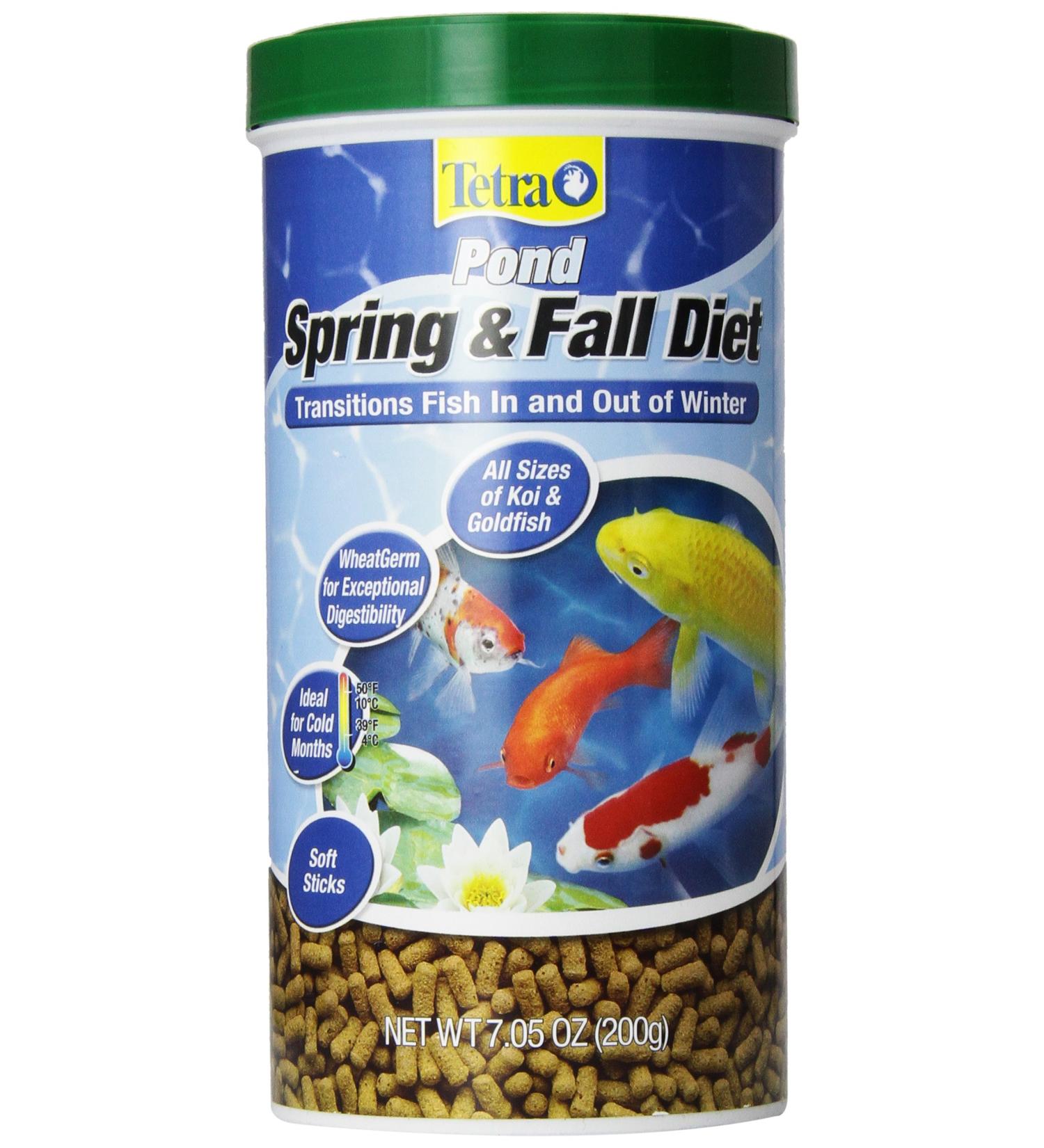 TetraPond Spring and Fall Diet Floating Pond Sticks Fish Food 7.05 Ounce (Pack of 1) - Buy Online on GoSupps.com
